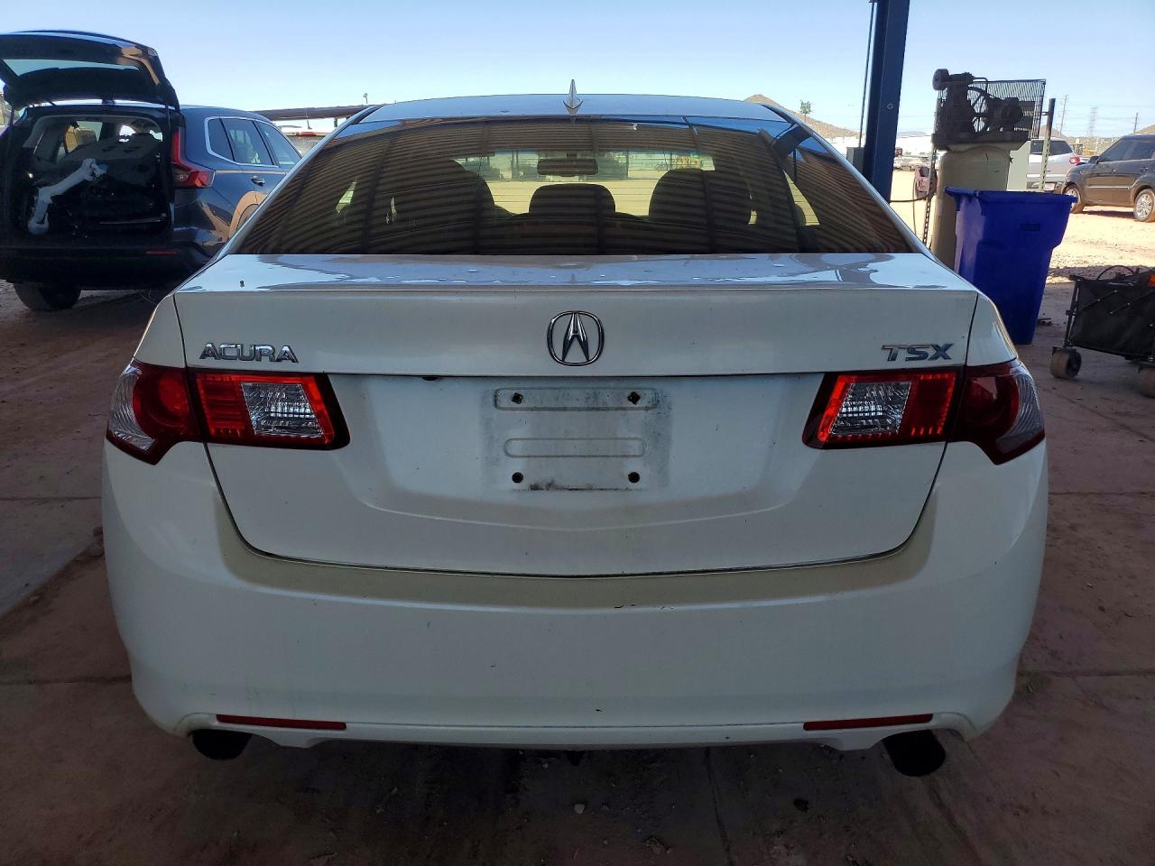 2009 Acura Tsx White vin: JH4CU26689C032620