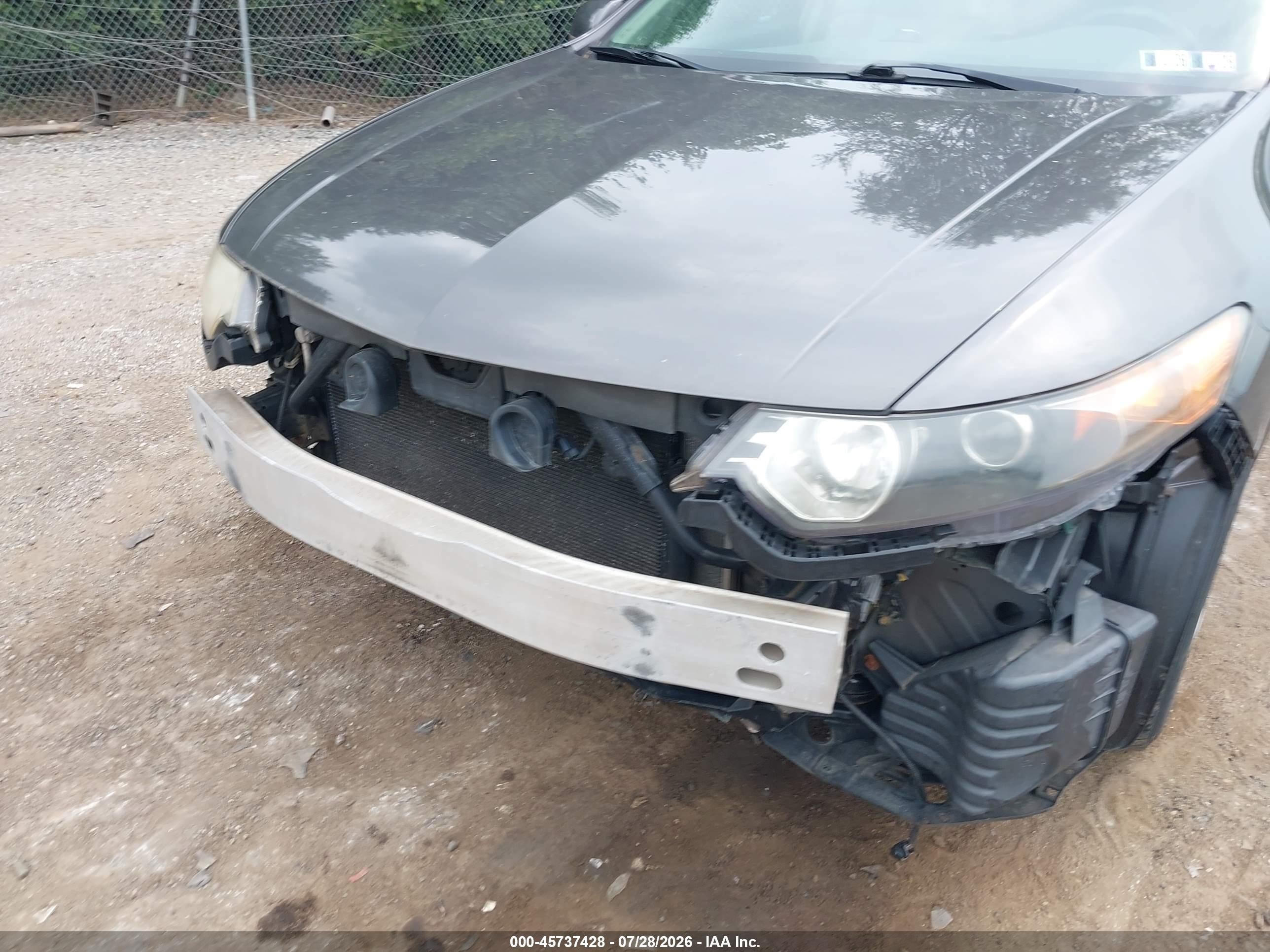 2009 Acura Tsx   Gray vin: JH4CU26689C033086