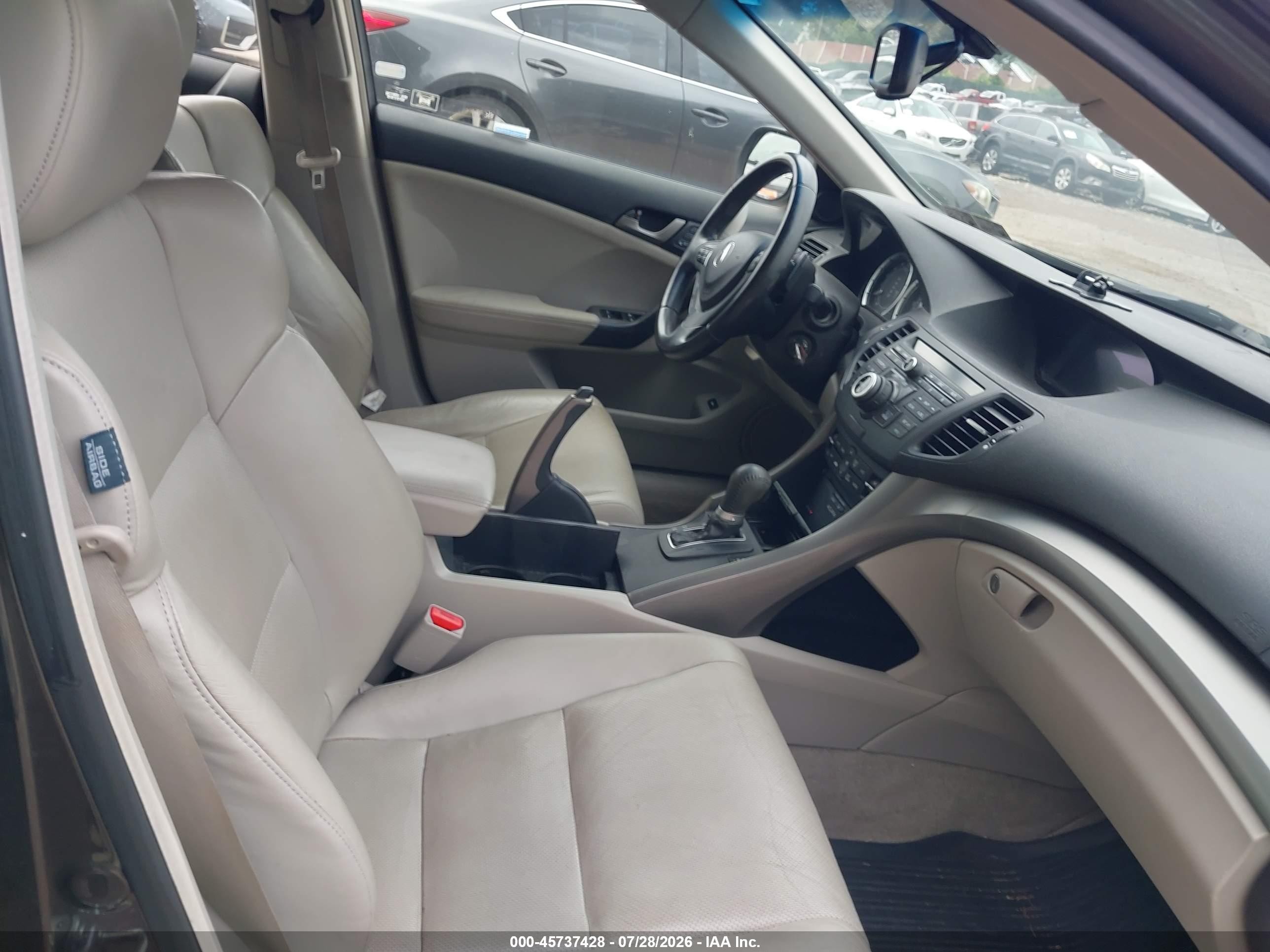 2009 Acura Tsx   Gray vin: JH4CU26689C033086