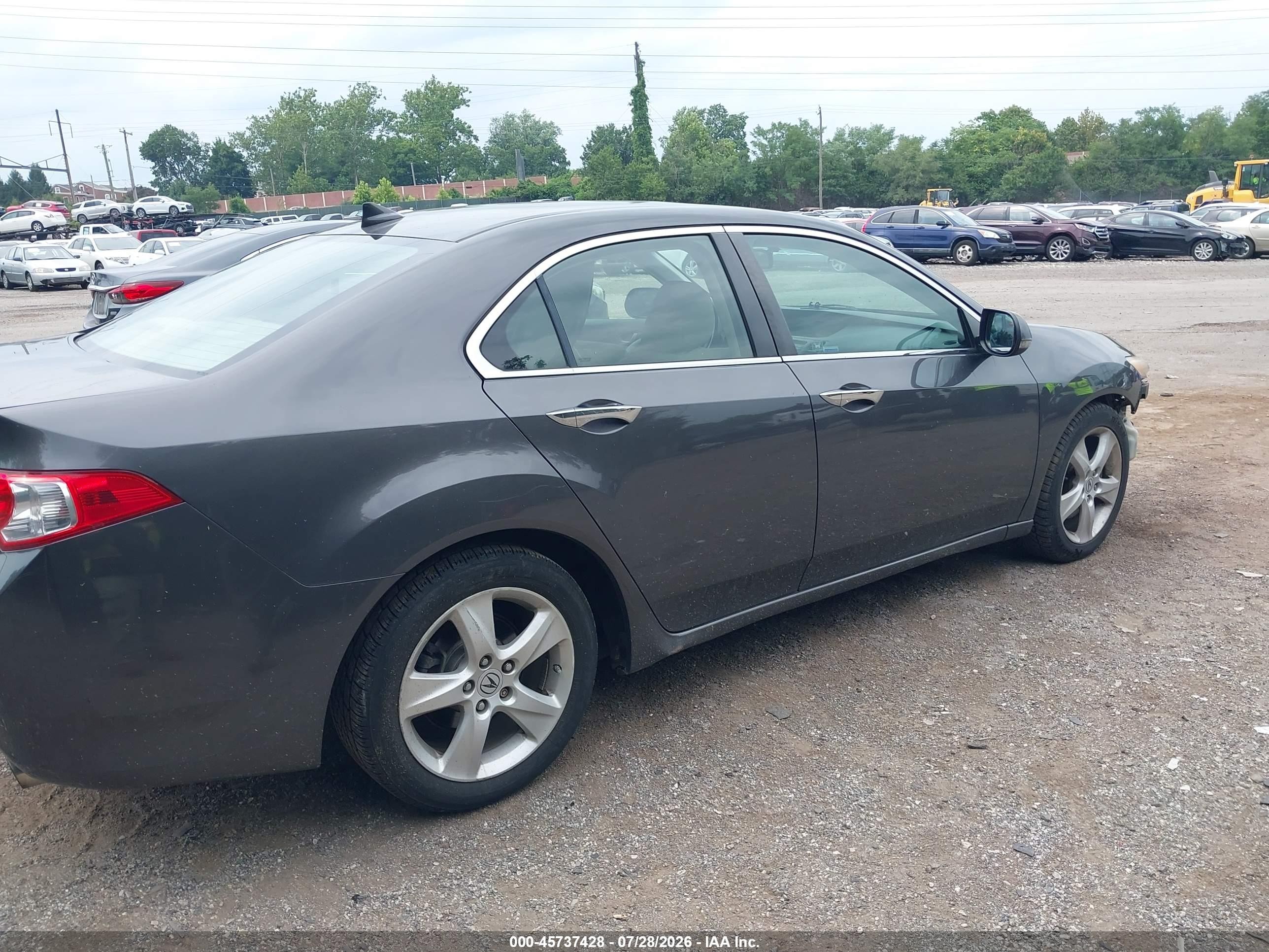 2009 Acura Tsx   Gray vin: JH4CU26689C033086
