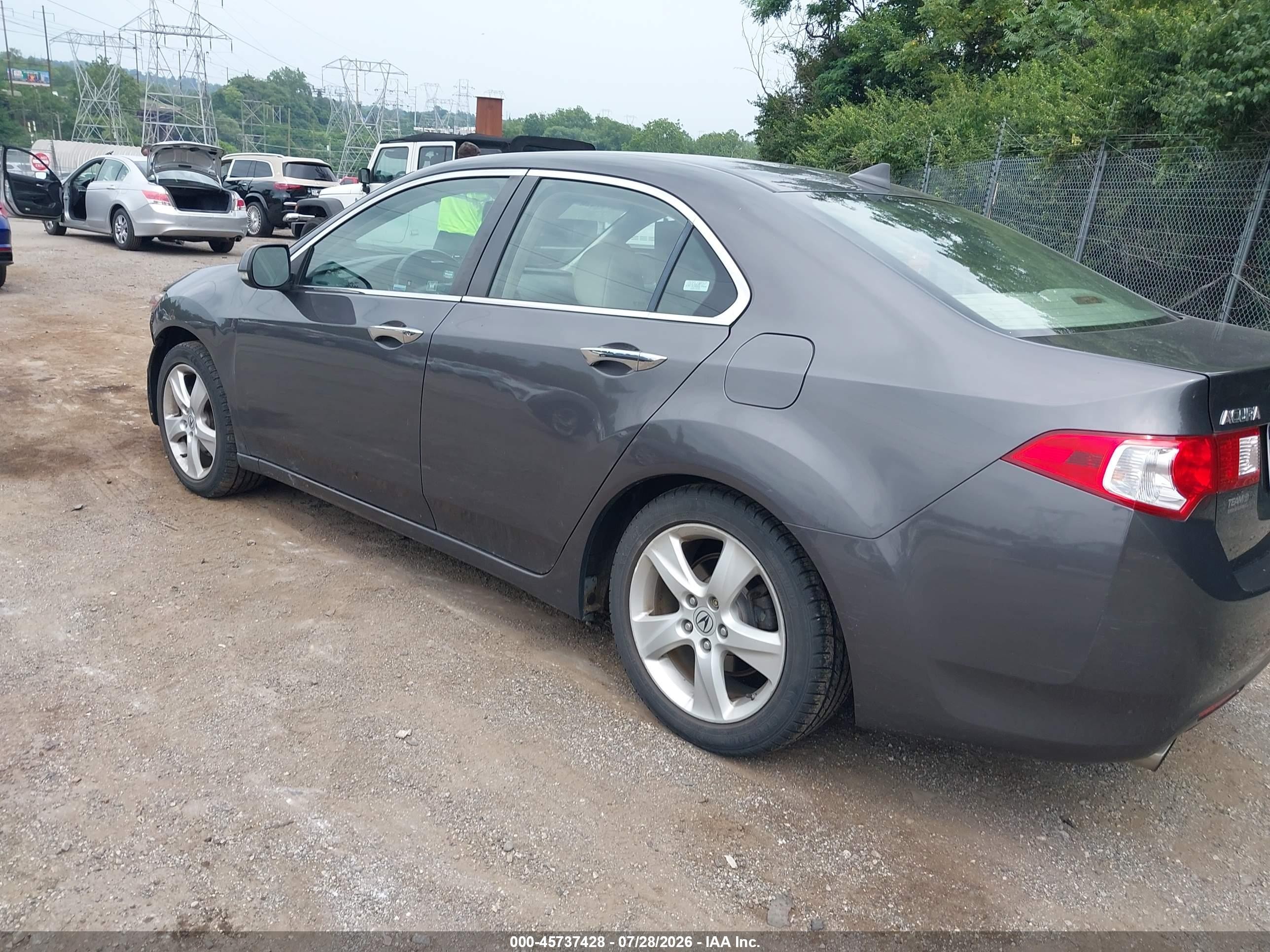 2009 Acura Tsx   Gray vin: JH4CU26689C033086