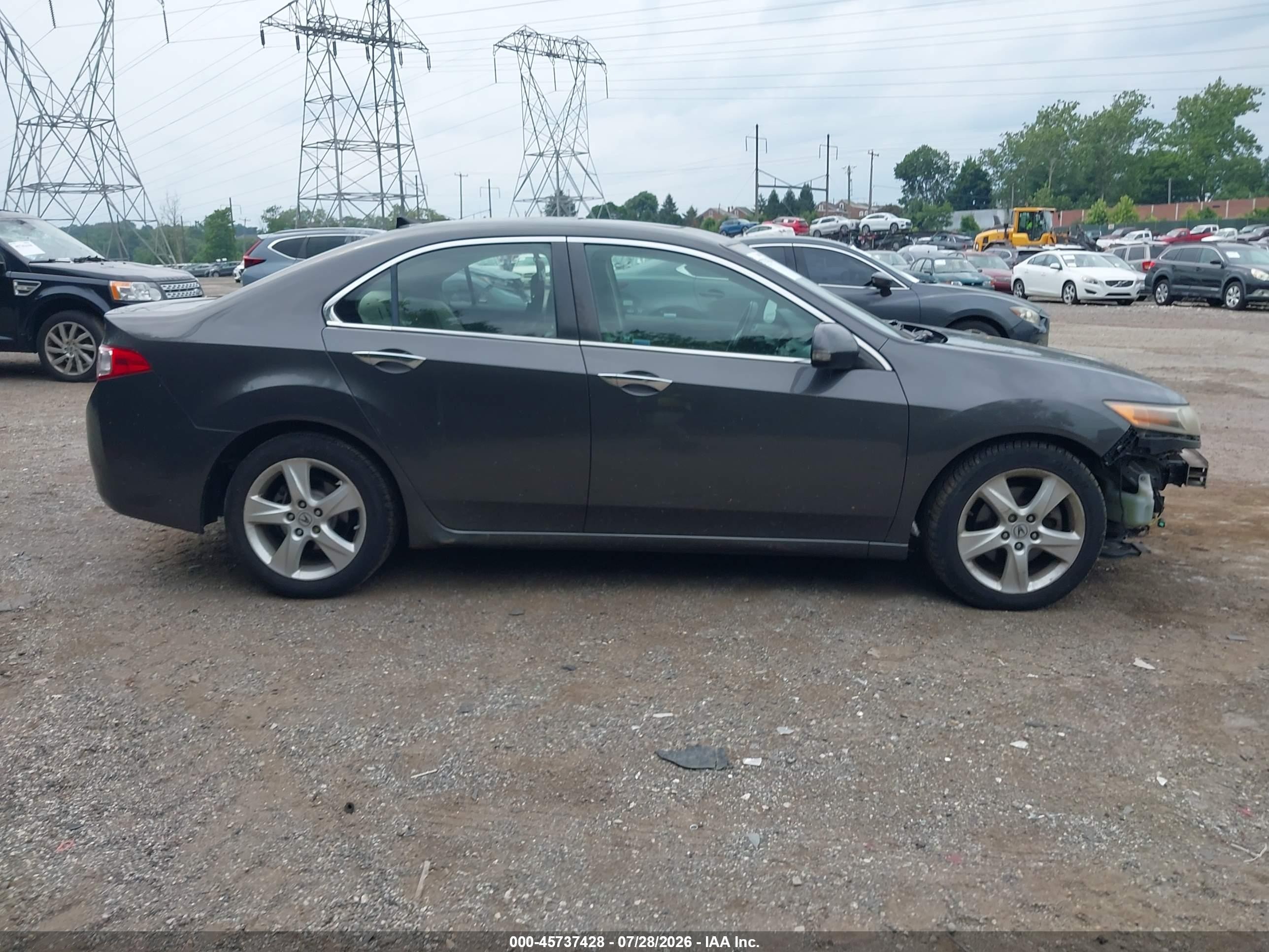 2009 Acura Tsx   Gray vin: JH4CU26689C033086