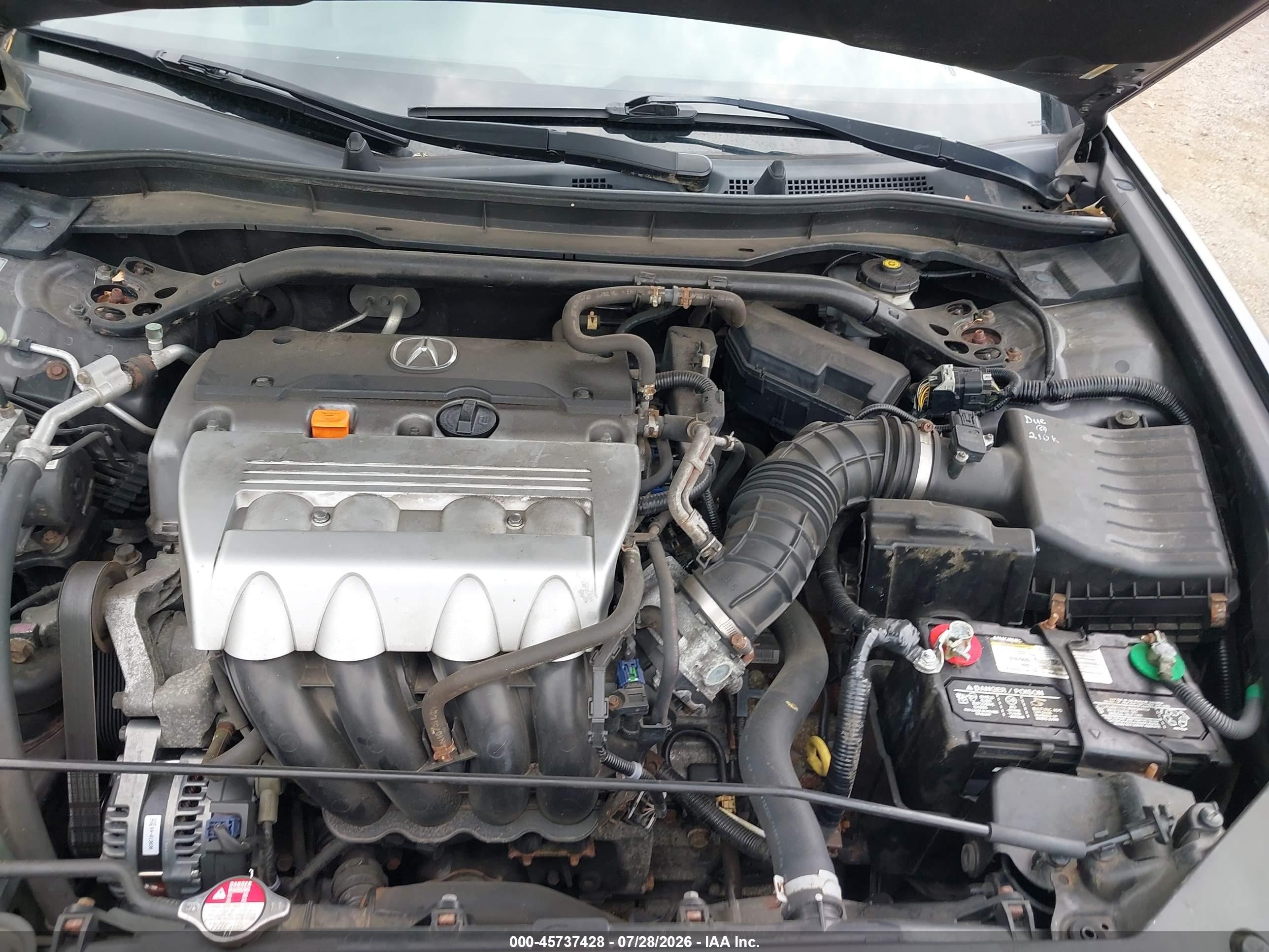 2009 Acura Tsx   Gray vin: JH4CU26689C033086