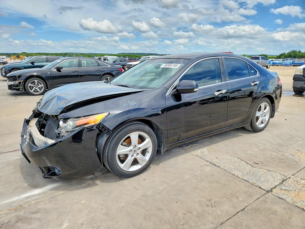 2009 Acura Tsx Black vin: JH4CU26689C034626