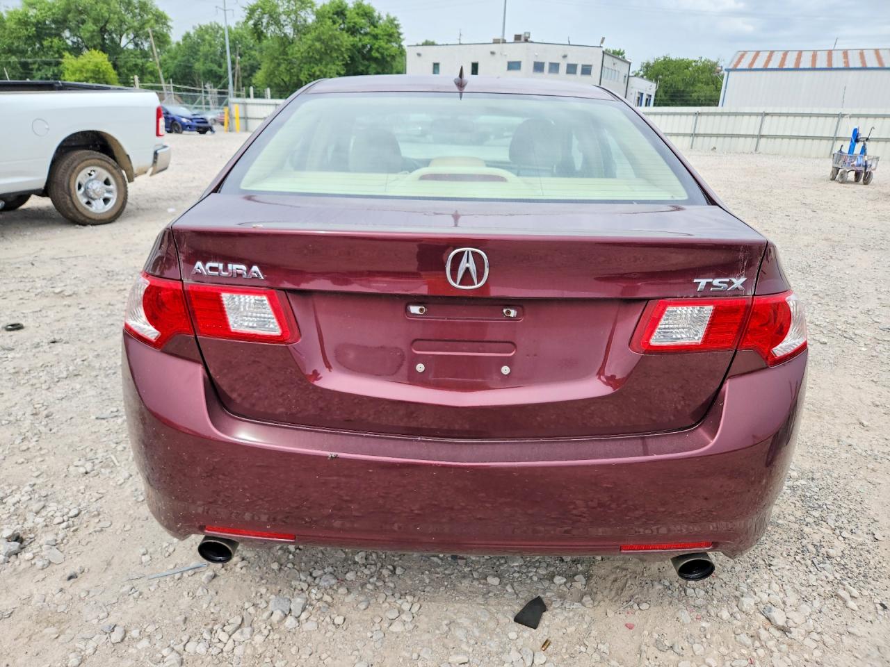 2009 Acura Tsx Burgundy vin: JH4CU26699C003658