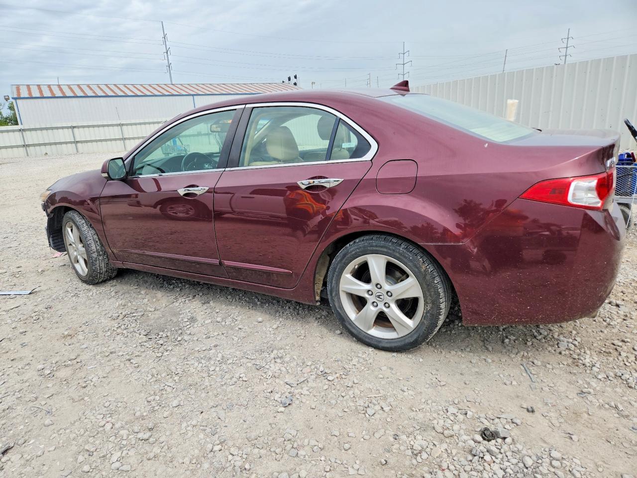 2009 Acura Tsx Burgundy vin: JH4CU26699C003658