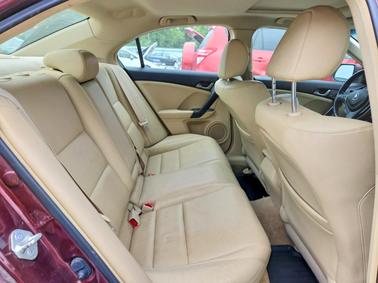 2009 Acura Tsx Burgundy vin: JH4CU26699C003658