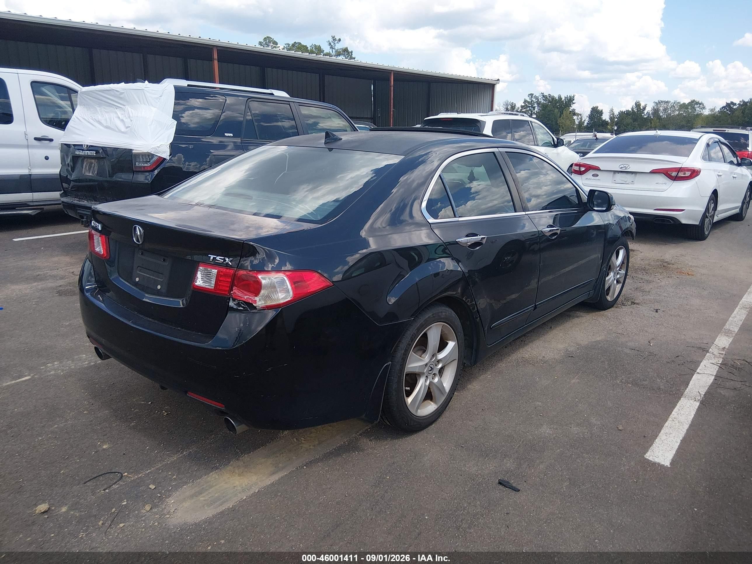2009 Acura Tsx Black vin: JH4CU26699C004082
