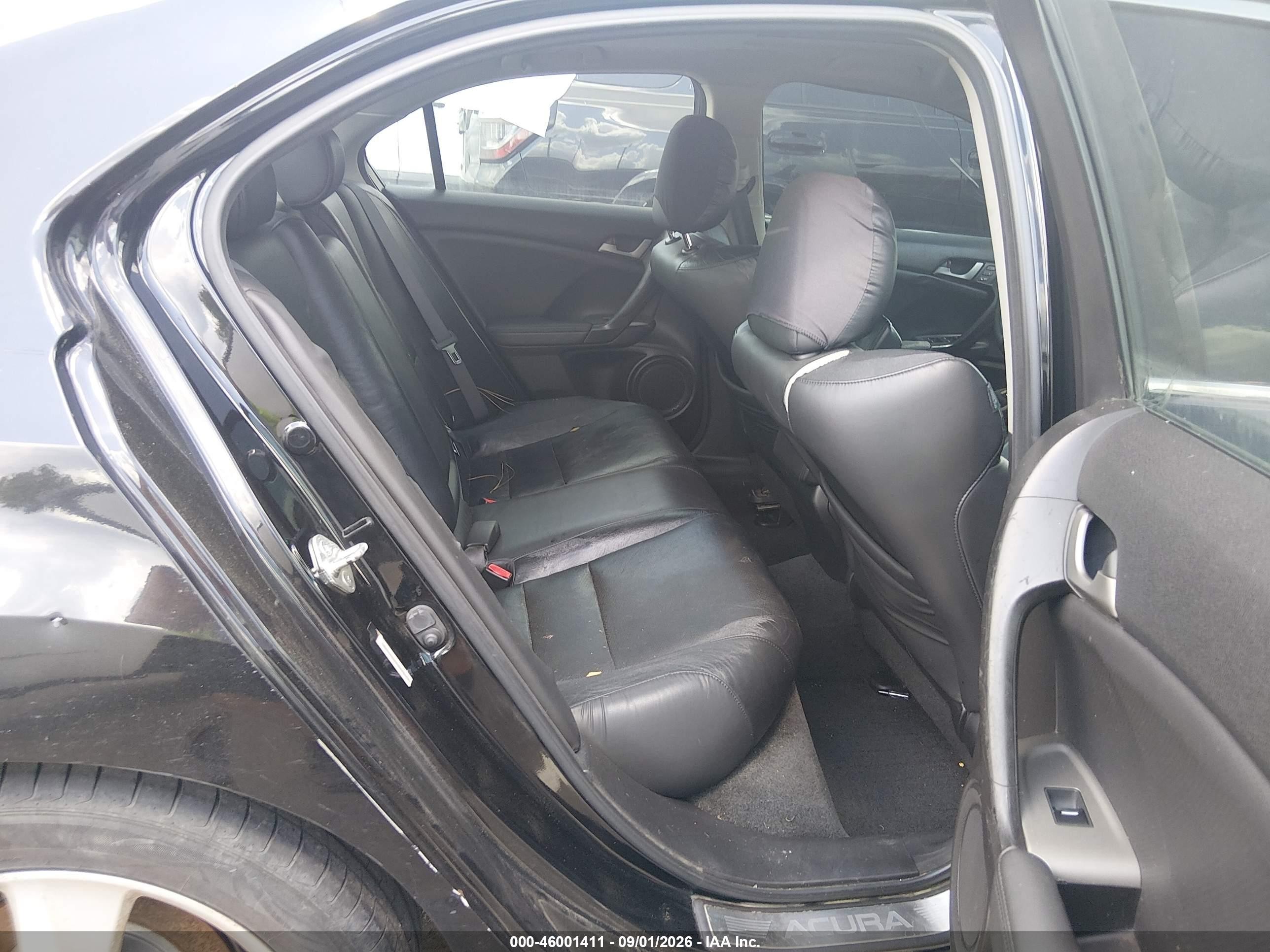 2009 Acura Tsx Black vin: JH4CU26699C004082