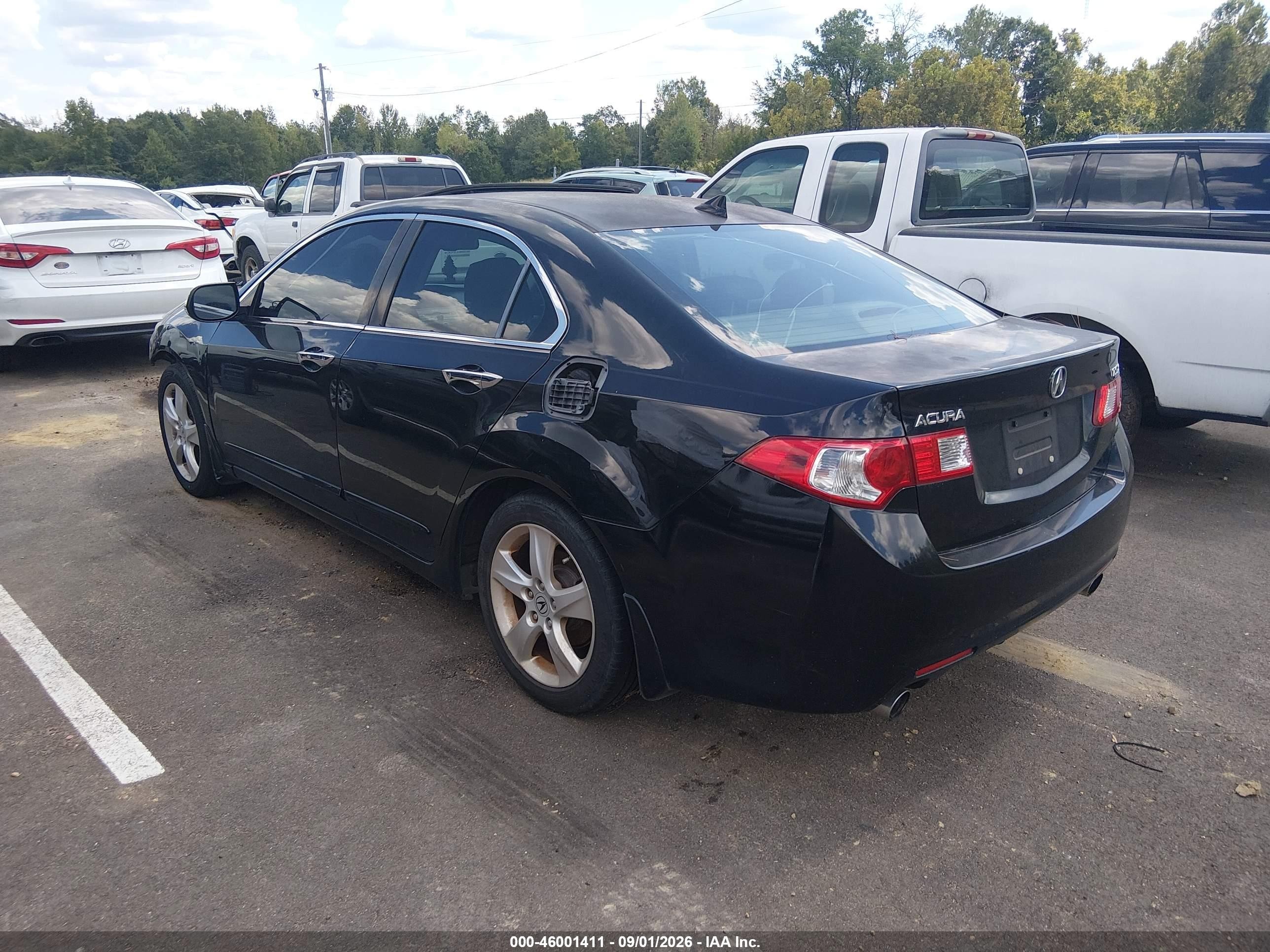2009 Acura Tsx Black vin: JH4CU26699C004082