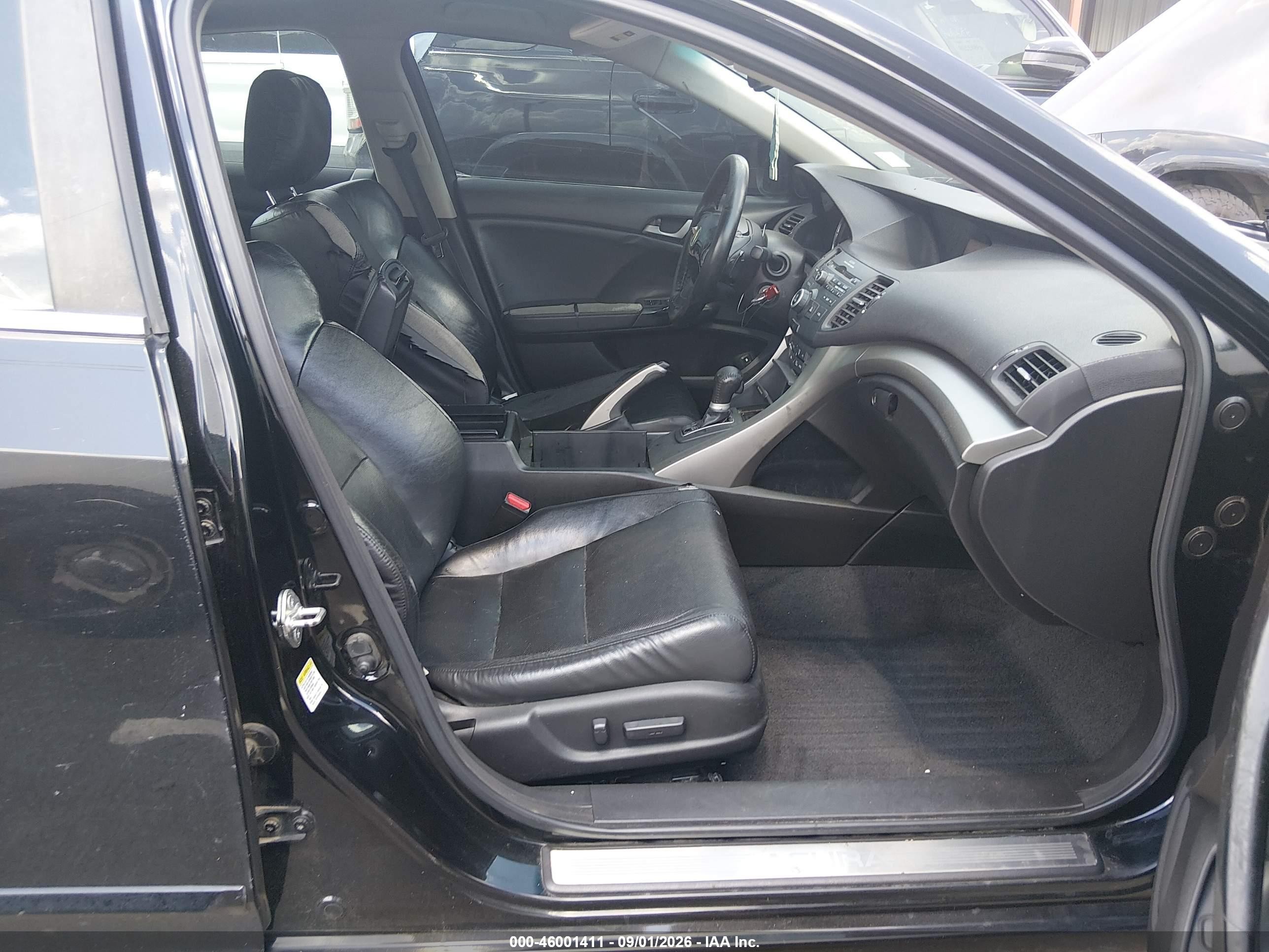 2009 Acura Tsx Black vin: JH4CU26699C004082