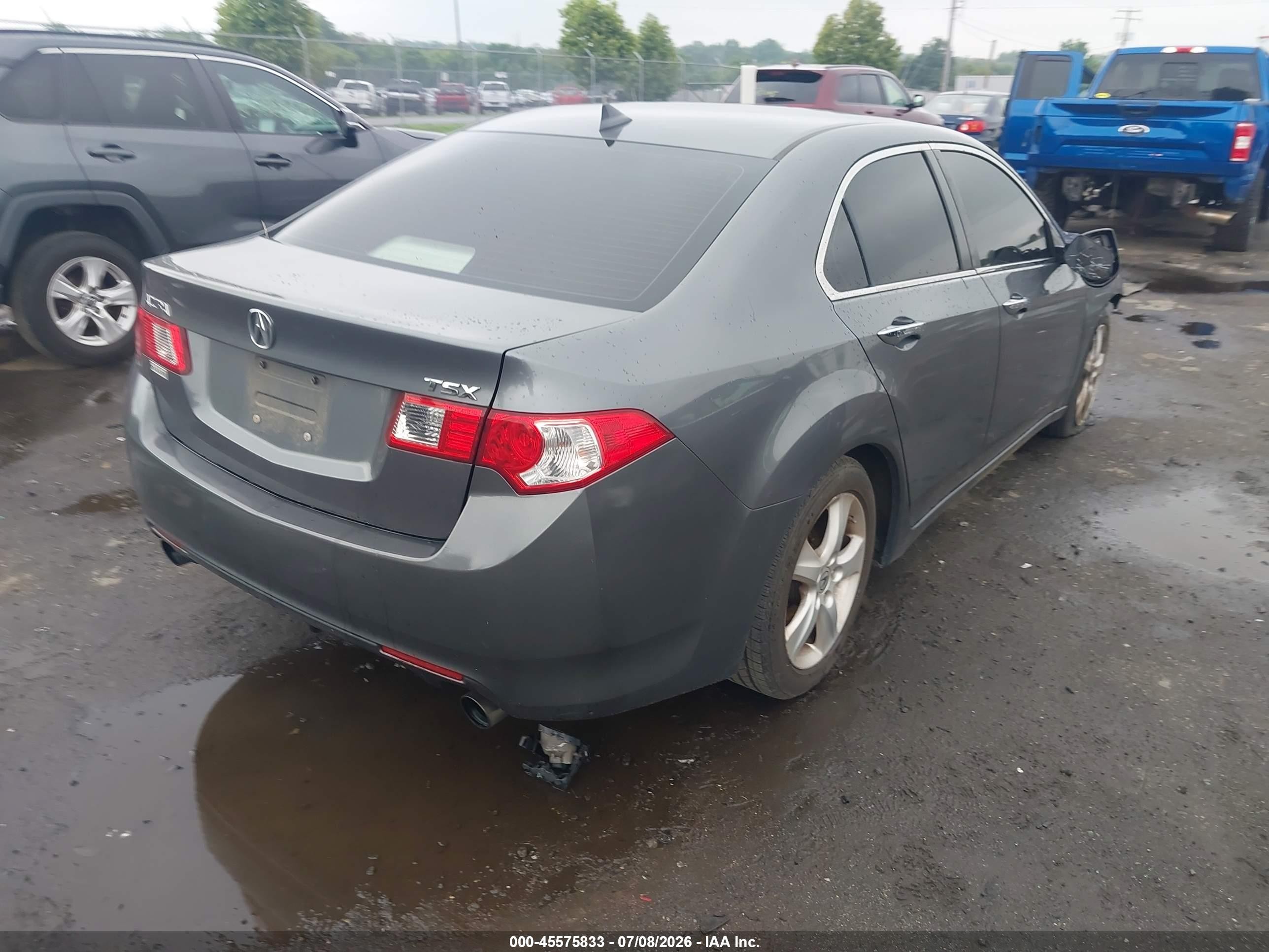 2009 Acura Tsx Gray vin: JH4CU26699C011842