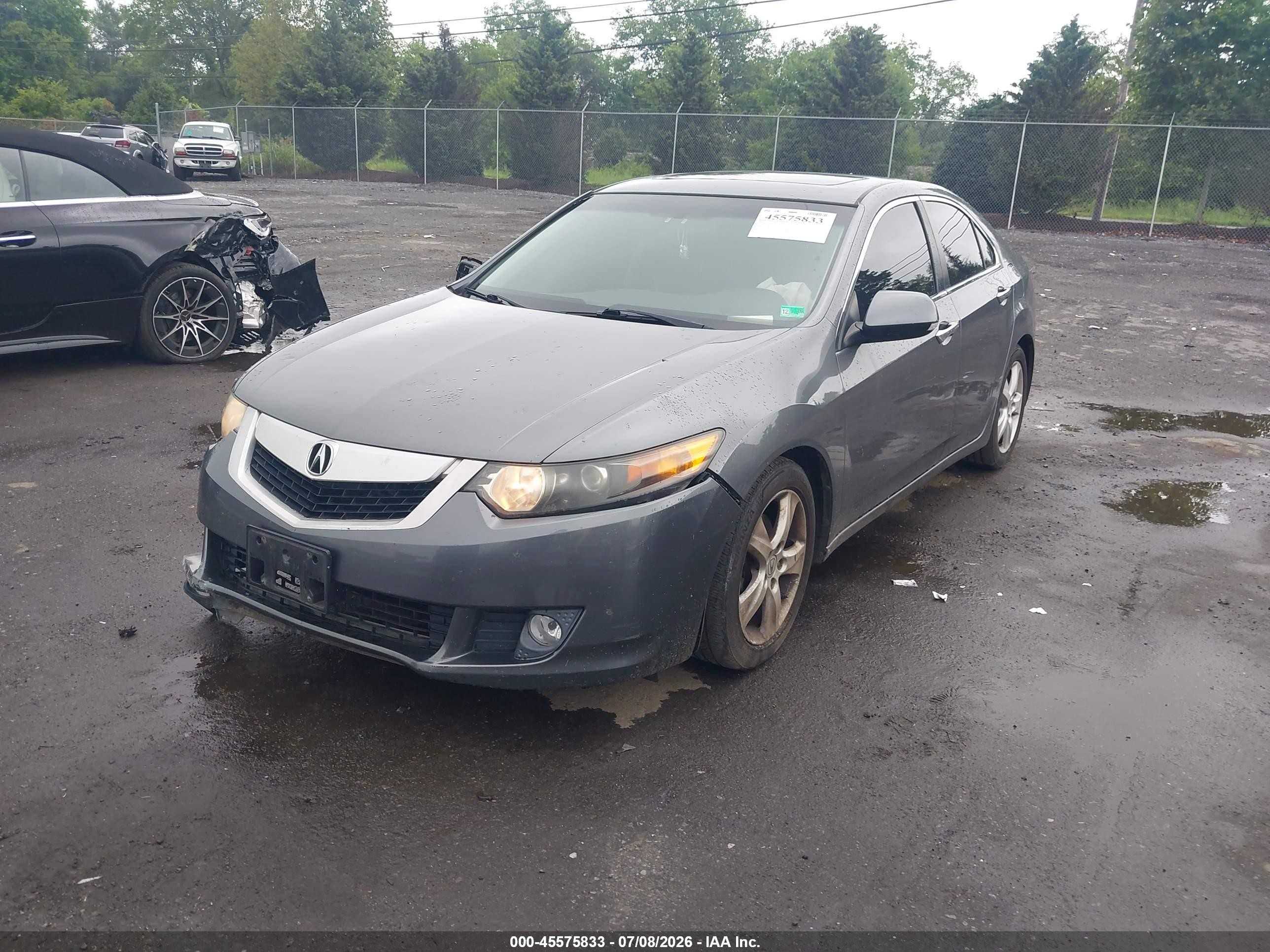 2009 Acura Tsx Gray vin: JH4CU26699C011842