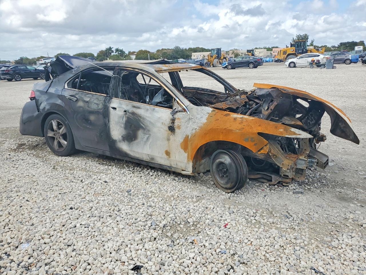 2009 Acura Tsx Burn vin: JH4CU26699C021402