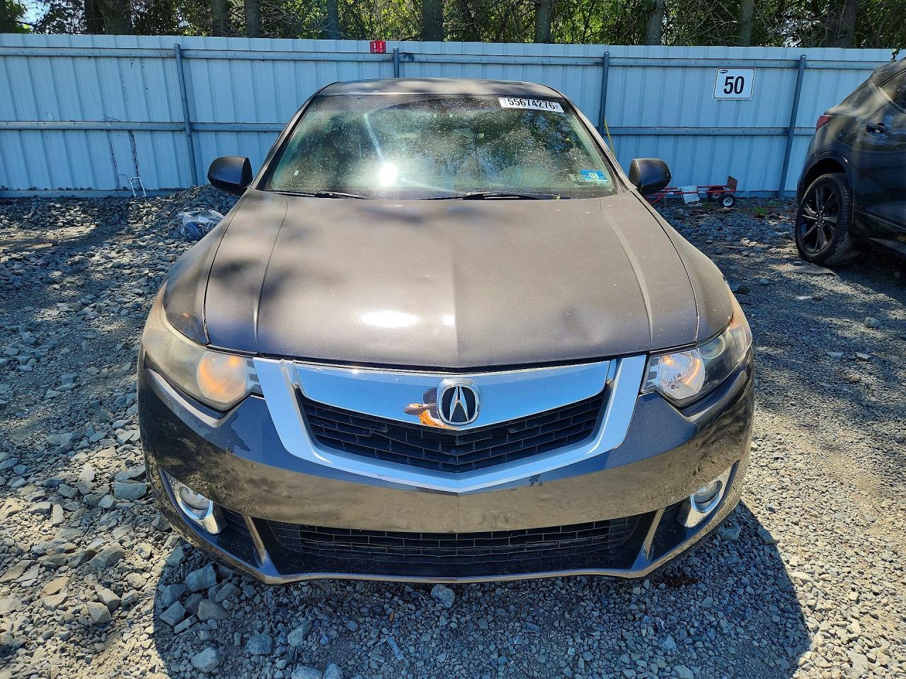 2009 Acura Tsx Серый vin: JH4CU26699C022498
