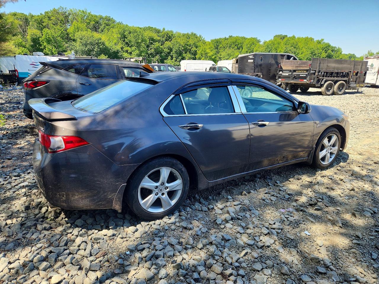2009 Acura Tsx Серый vin: JH4CU26699C022498