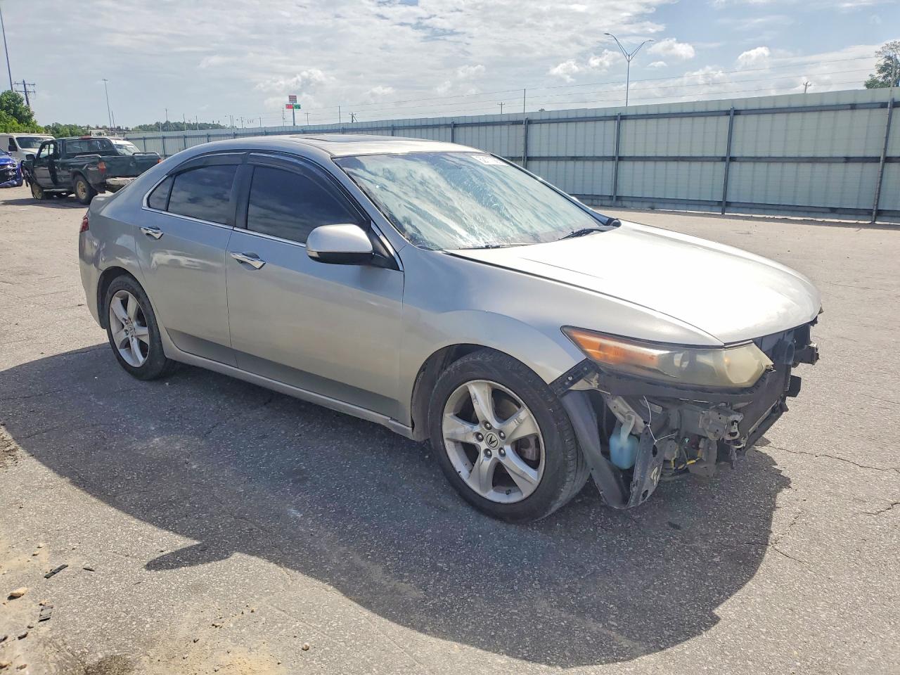 2009 Acura Tsx Silver vin: JH4CU26699C023859