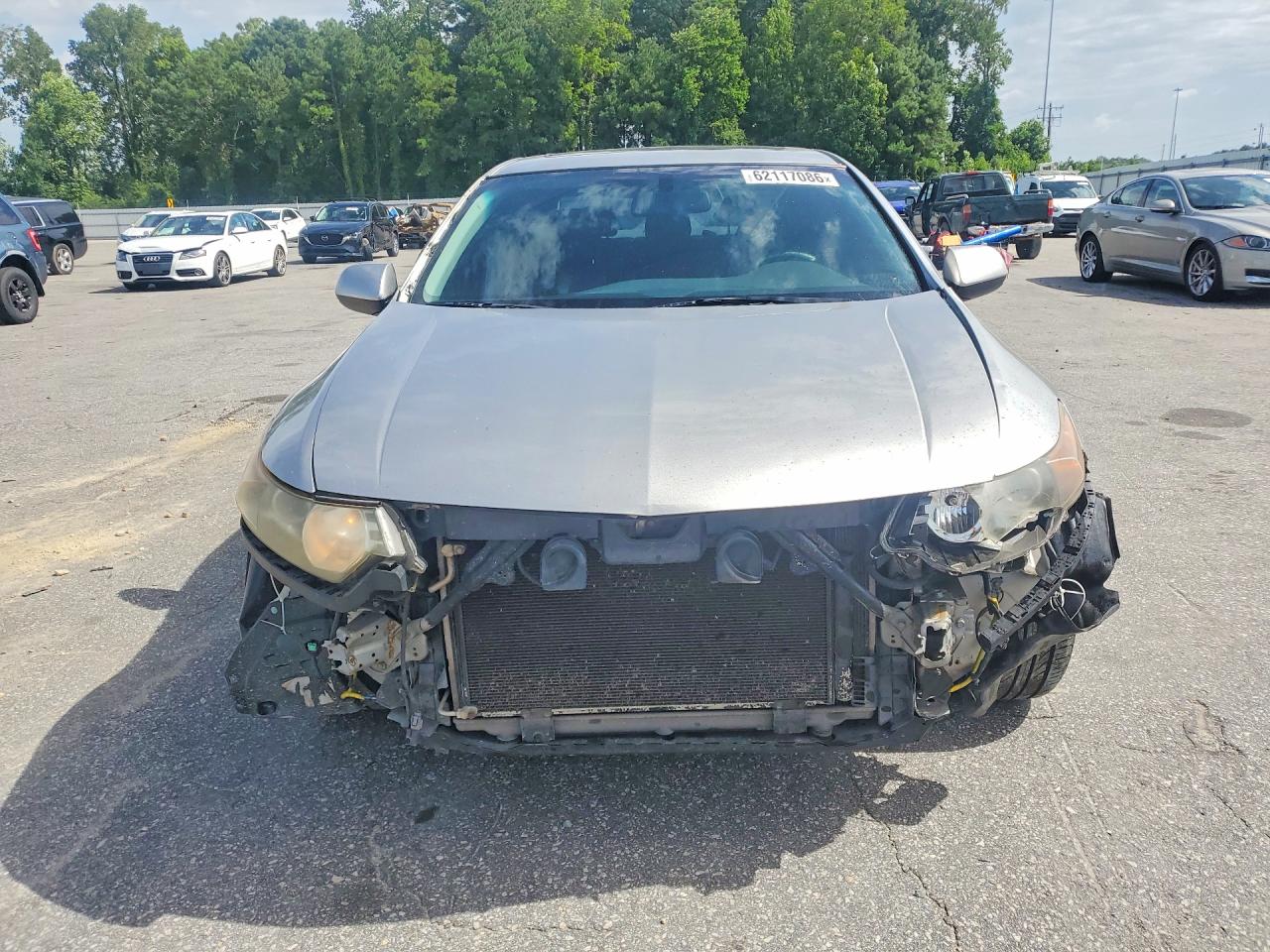 2009 Acura Tsx Silver vin: JH4CU26699C023859