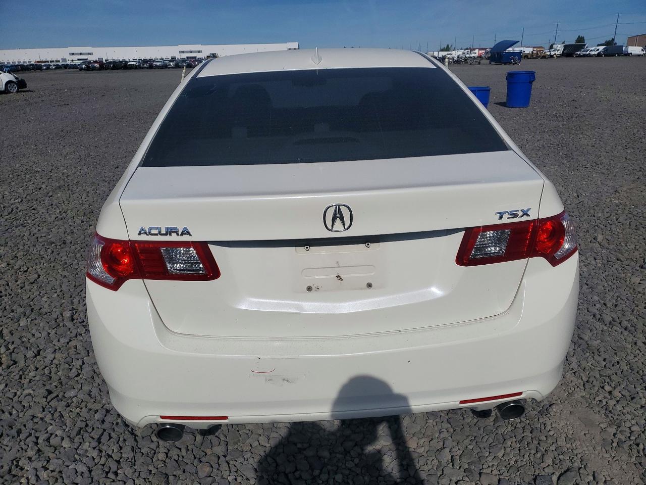 2009 Acura Tsx White vin: JH4CU26699C028494