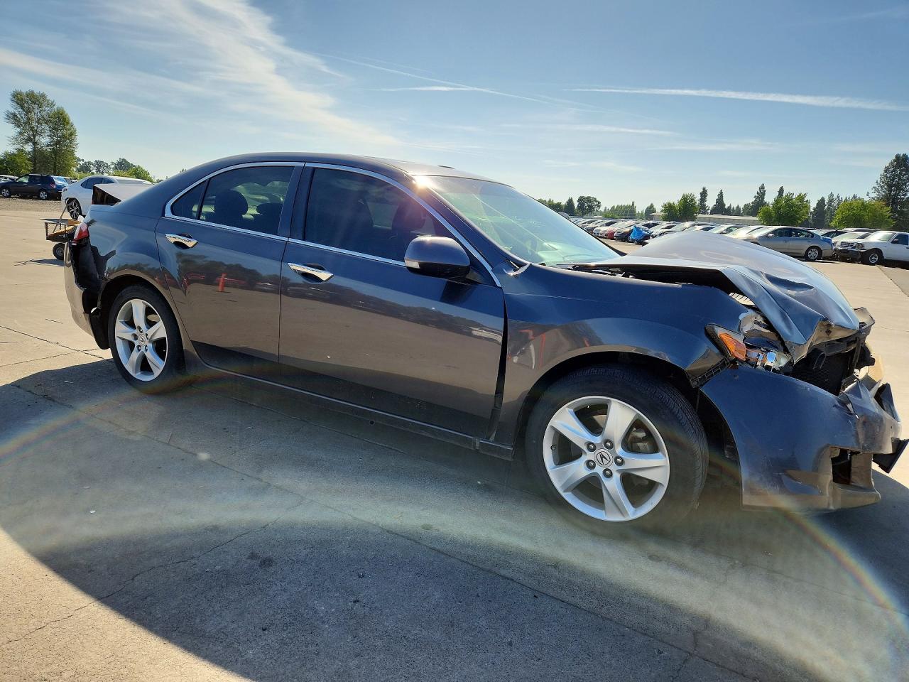 2009 Acura Tsx Gray vin: JH4CU26699C033050