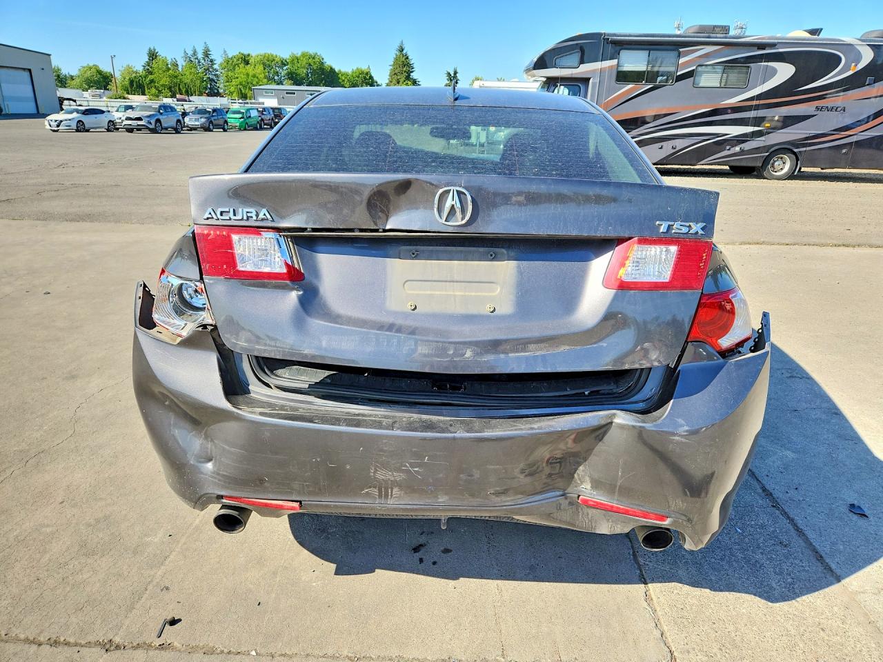 2009 Acura Tsx Gray vin: JH4CU26699C033050