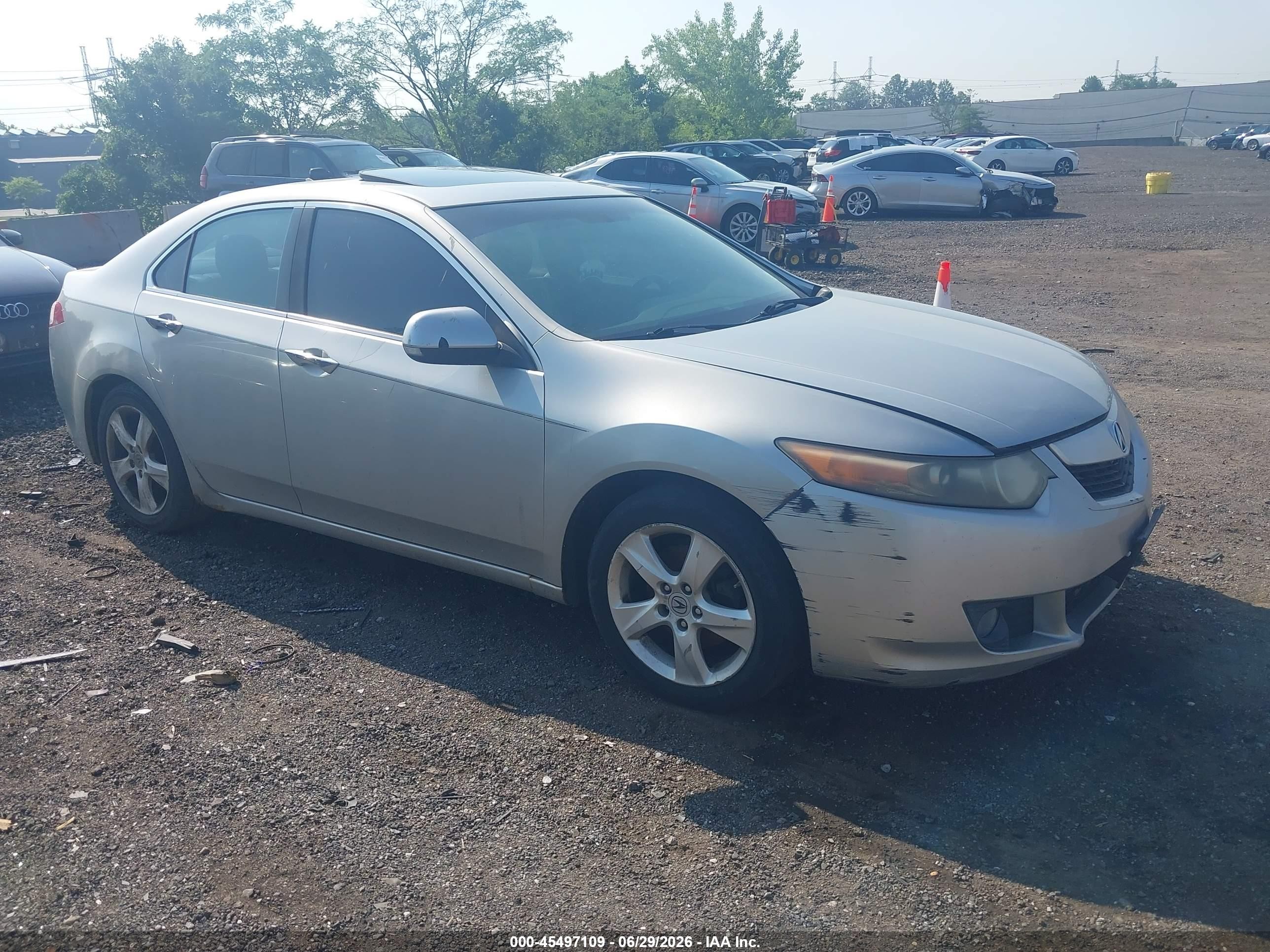 2009 Acura Tsx   Серый vin: JH4CU26699C033789