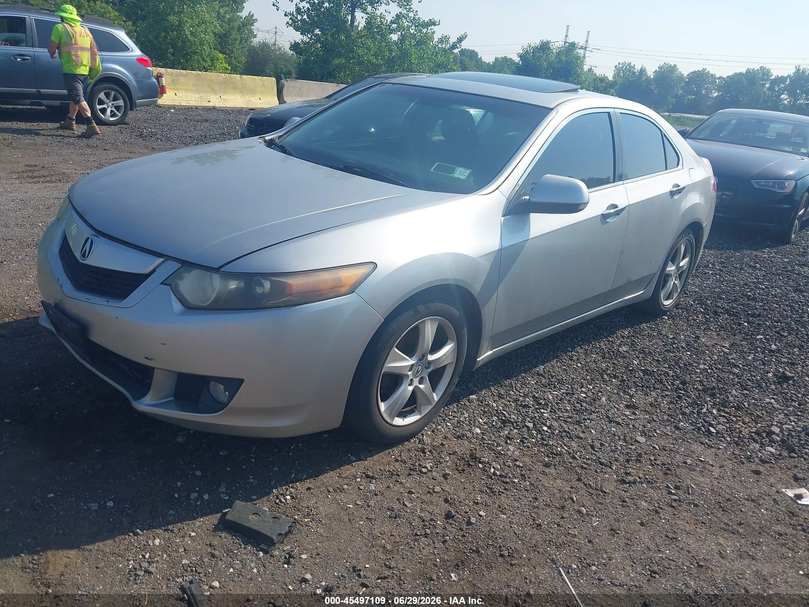 2009 Acura Tsx   Gray vin: JH4CU26699C033789