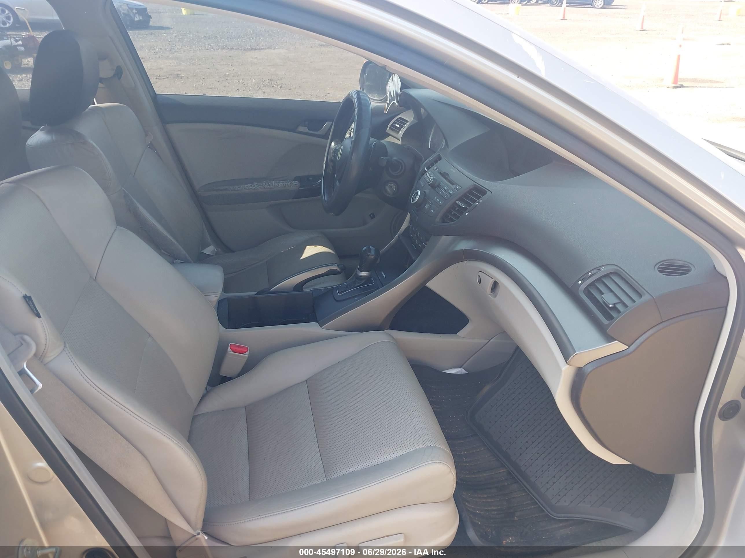 2009 Acura Tsx   Gray vin: JH4CU26699C033789