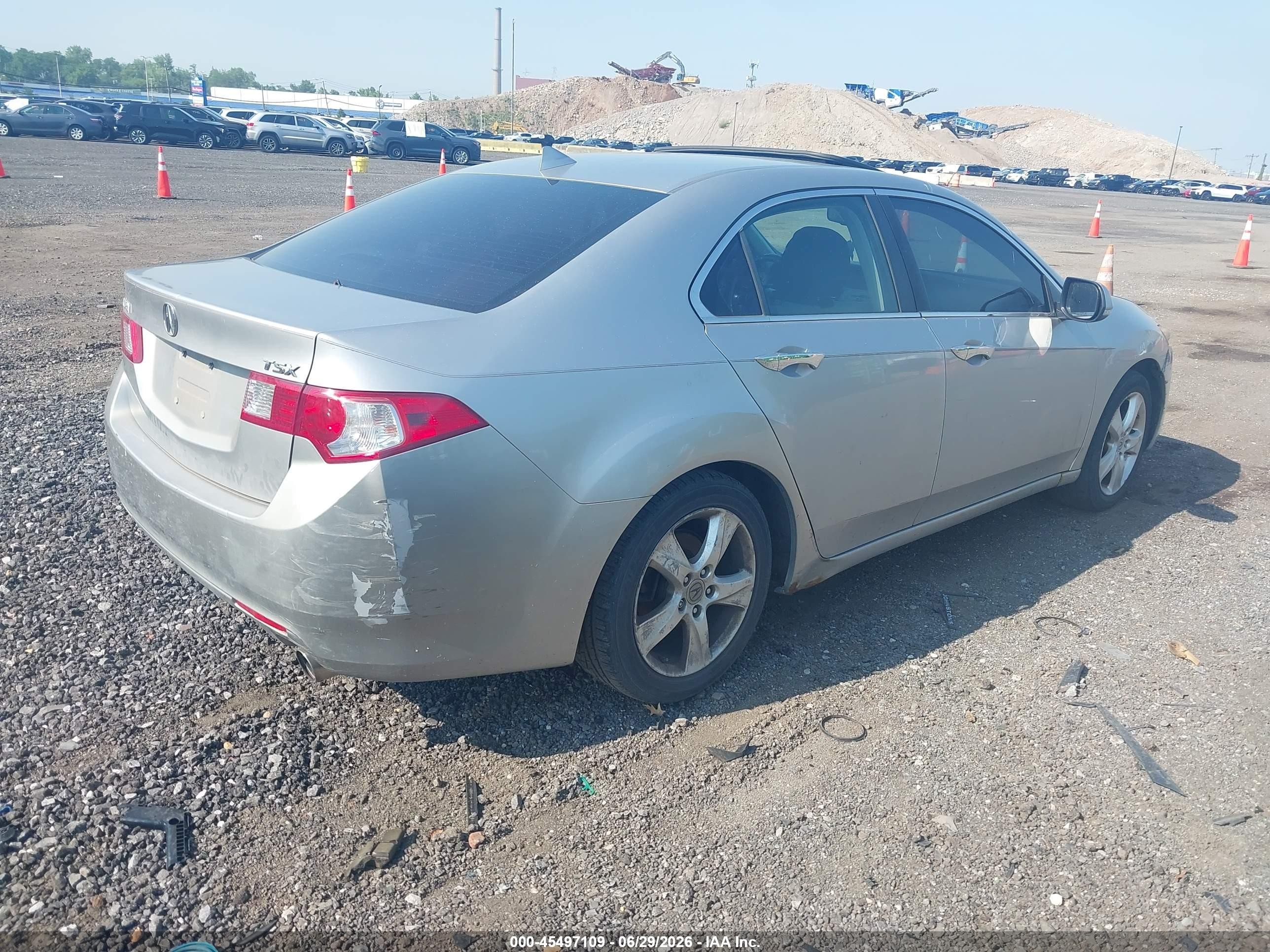 2009 Acura Tsx   Gray vin: JH4CU26699C033789