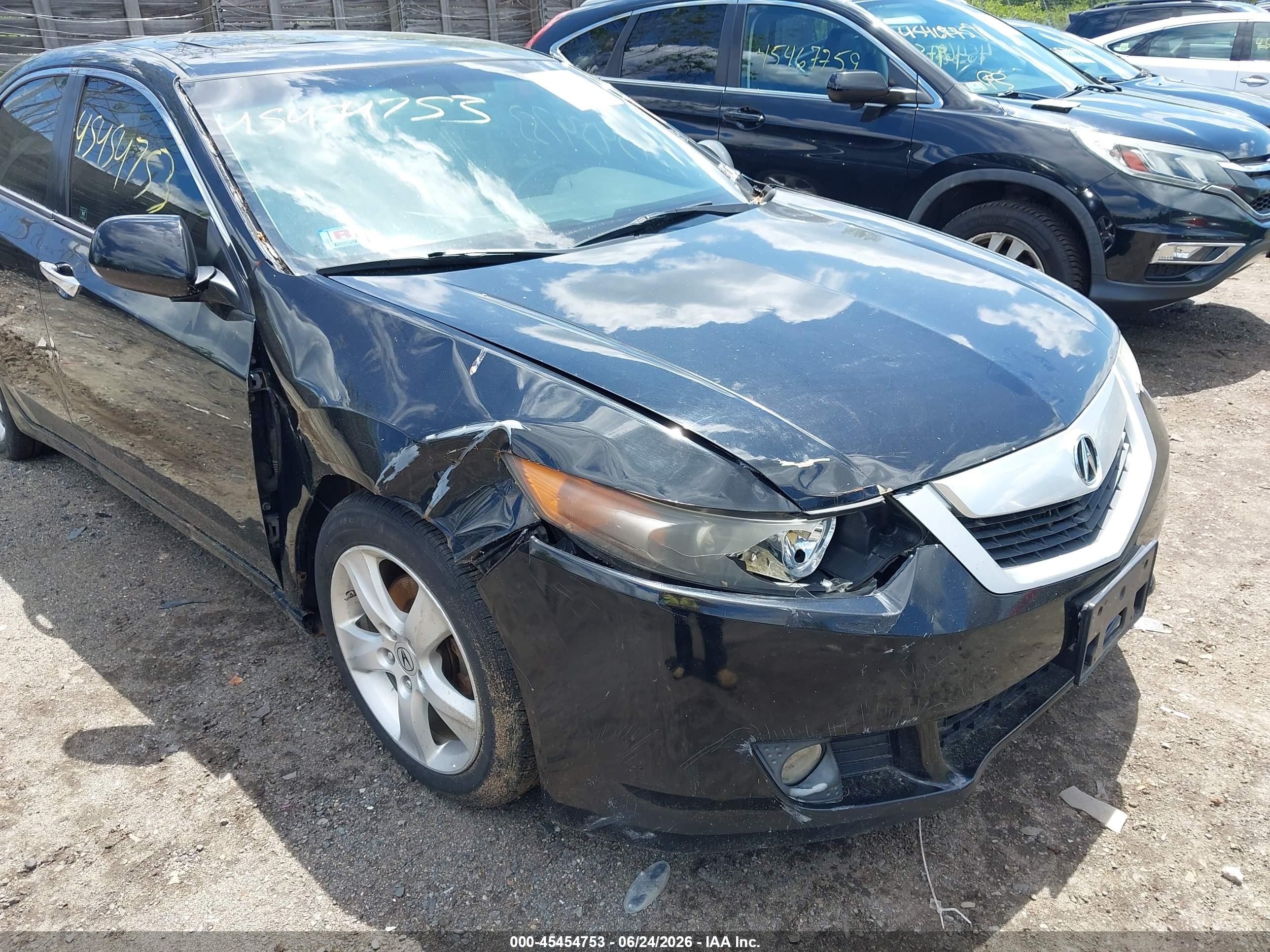 2009 Acura Tsx   Black vin: JH4CU266X9C009226