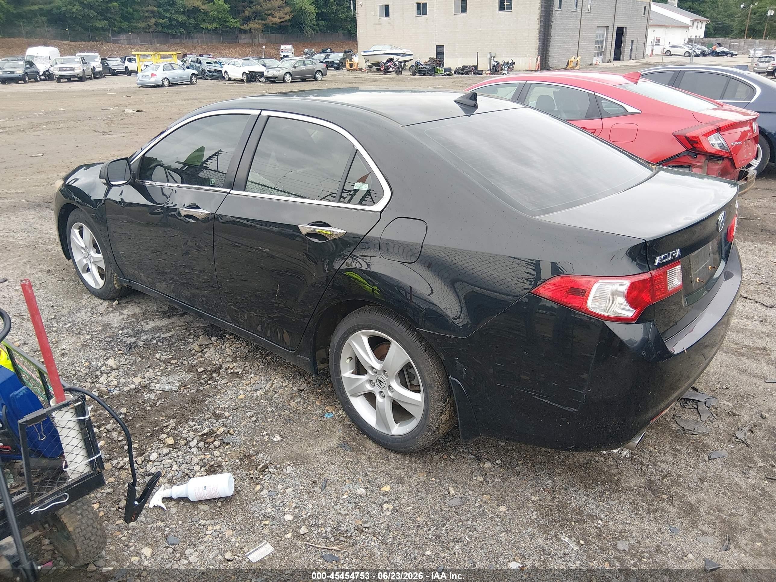2009 Acura Tsx   Black vin: JH4CU266X9C009226