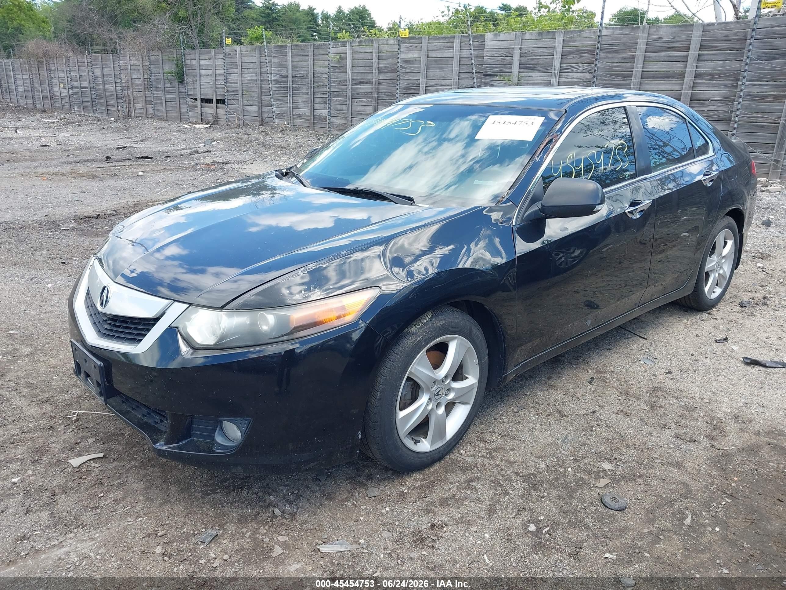 2009 Acura Tsx   Black vin: JH4CU266X9C009226