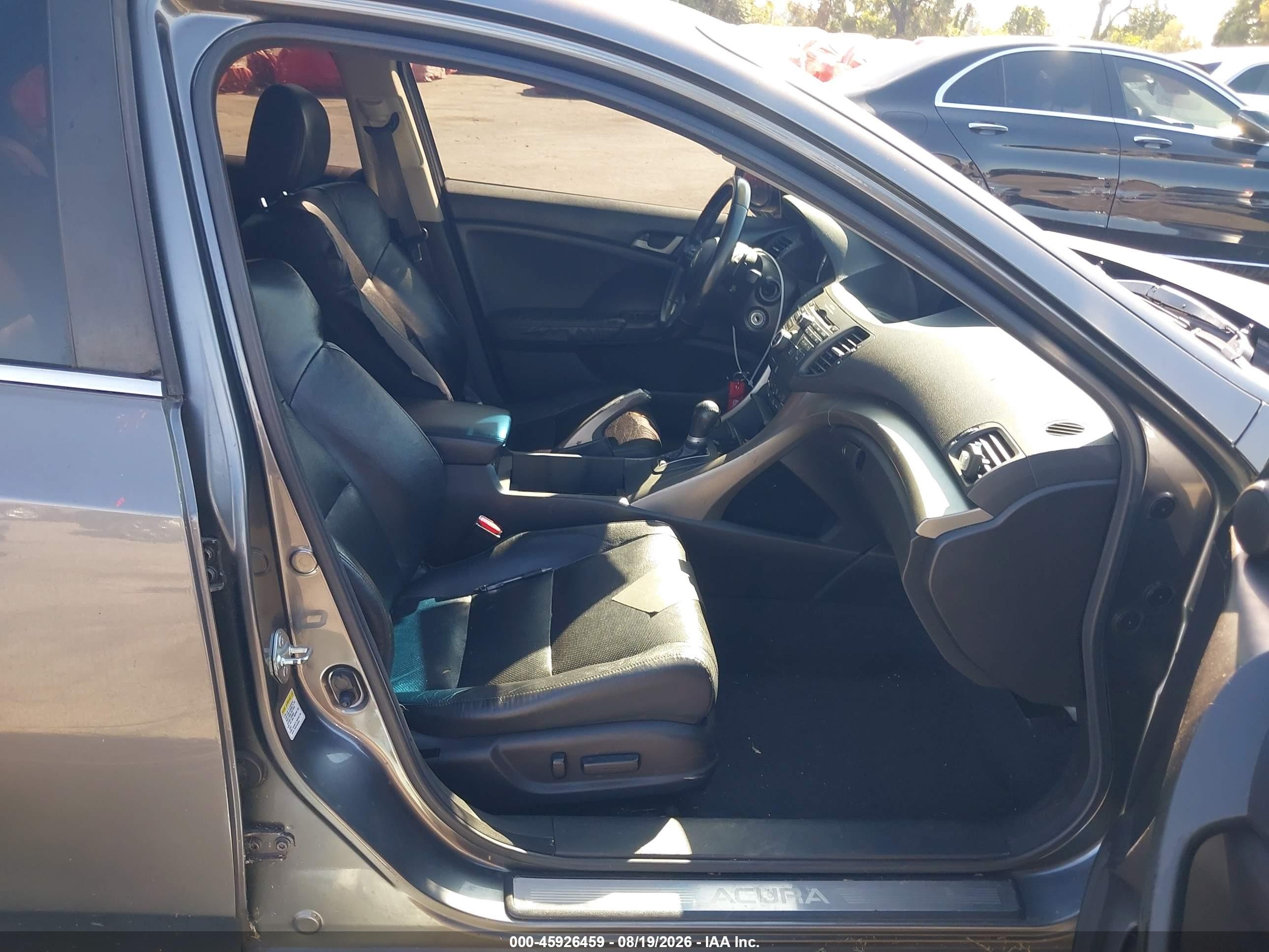 2009 Acura Tsx   Gray vin: JH4CU266X9C010036