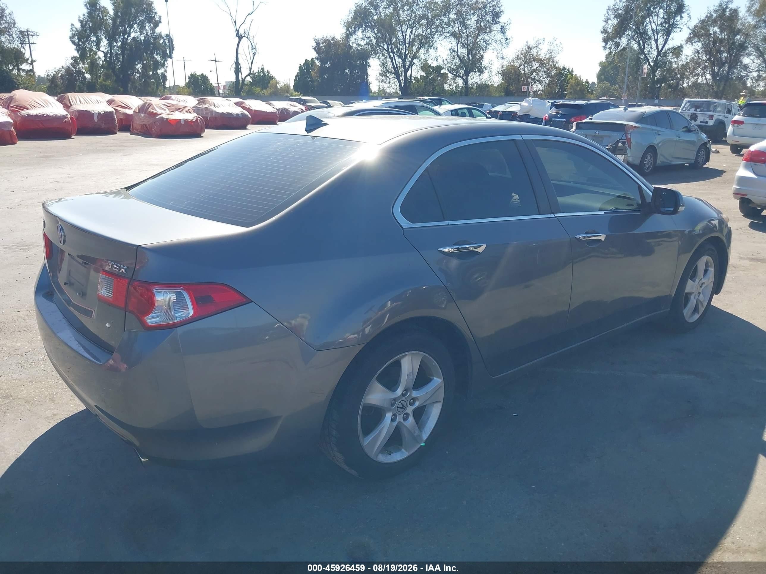 2009 Acura Tsx   Gray vin: JH4CU266X9C010036