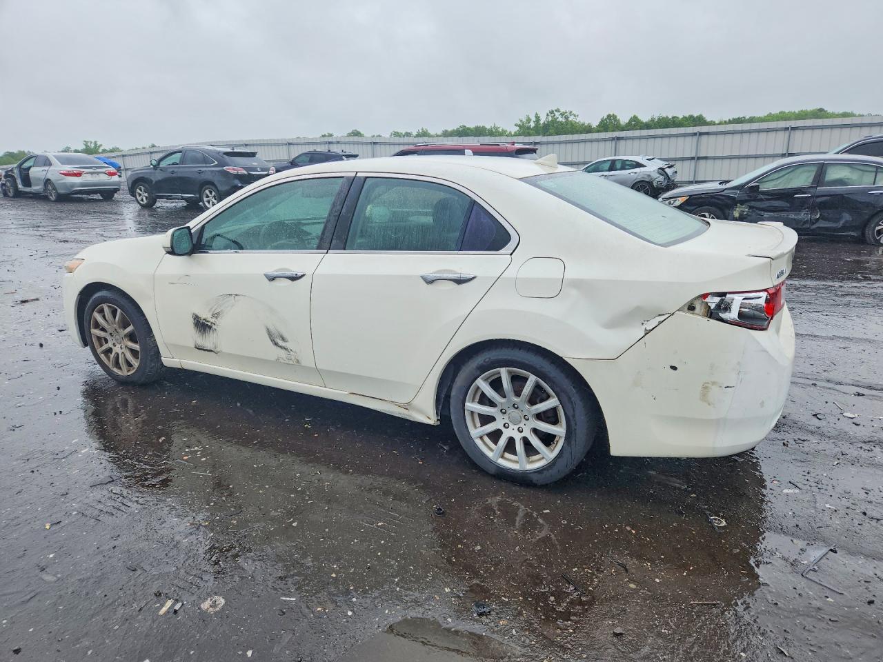 2009 Acura Tsx White vin: JH4CU266X9C022820