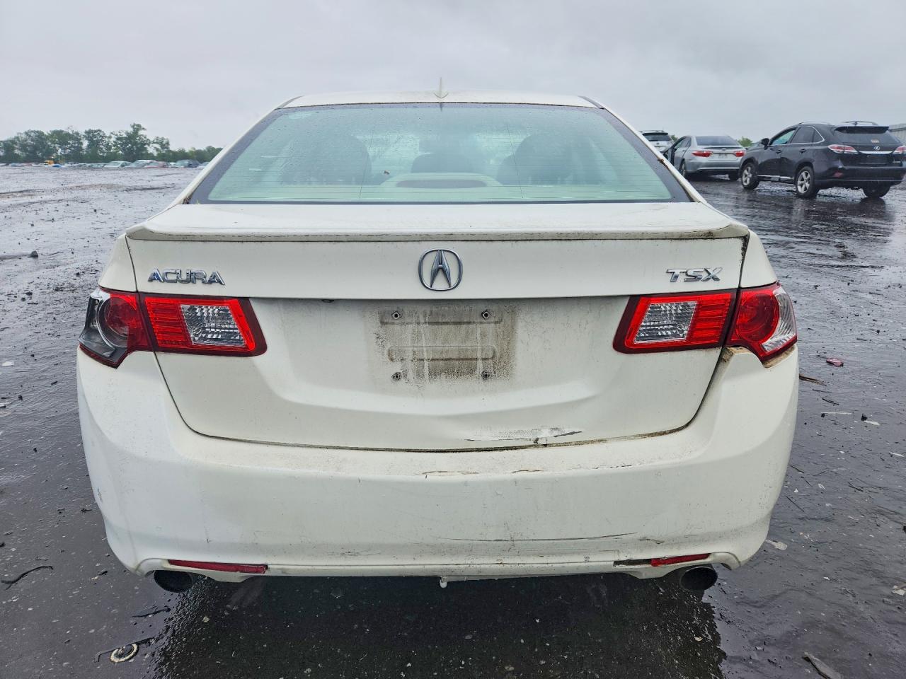 2009 Acura Tsx White vin: JH4CU266X9C022820