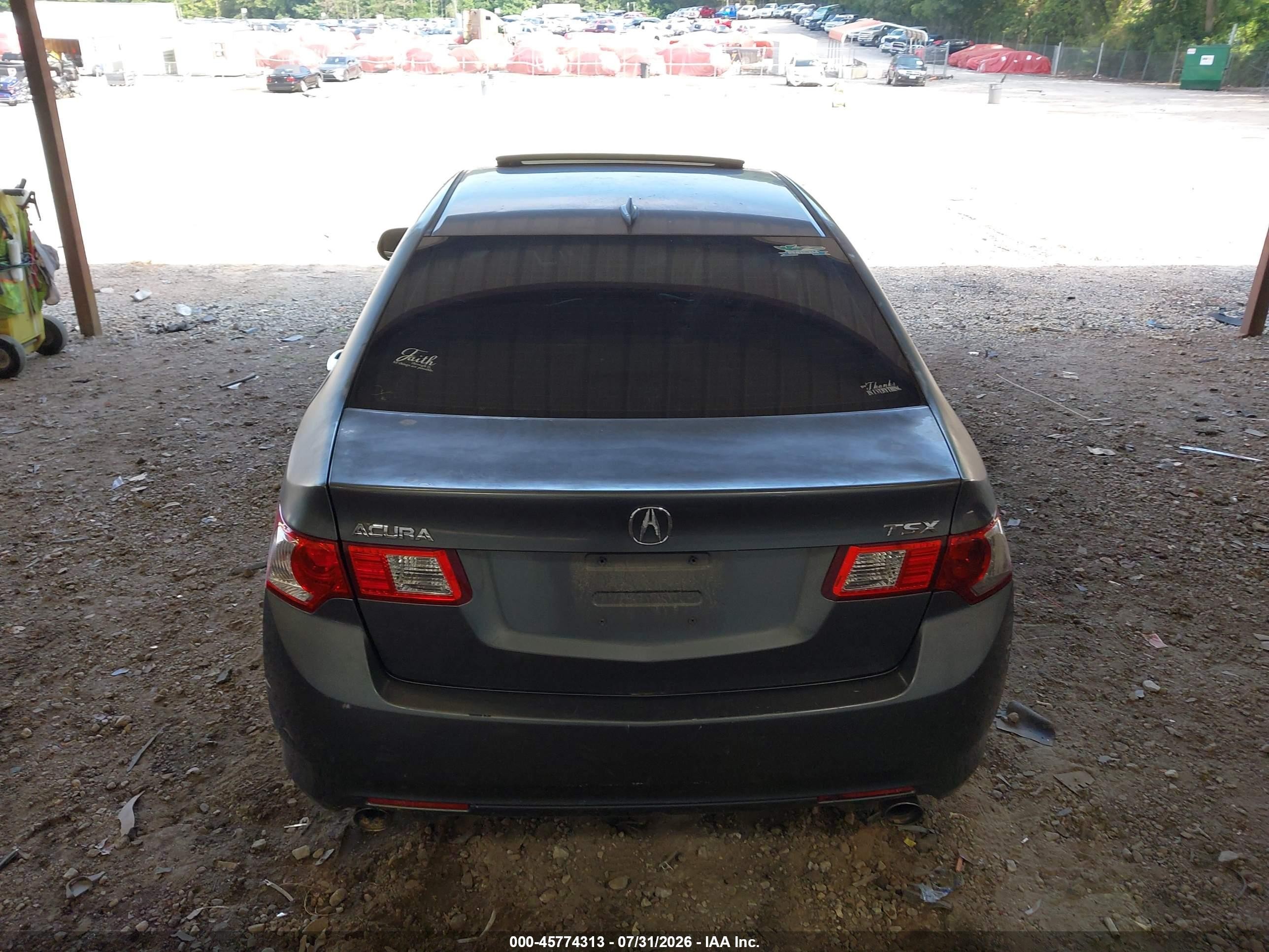2009 Acura Tsx   Gray vin: JH4CU266X9C023482