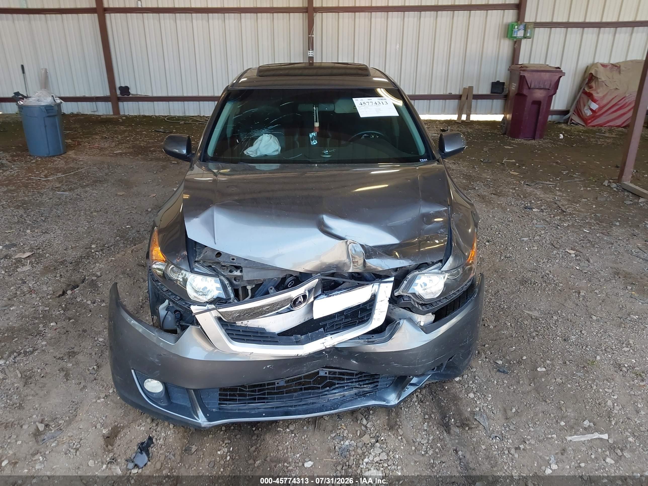 2009 Acura Tsx   Gray vin: JH4CU266X9C023482