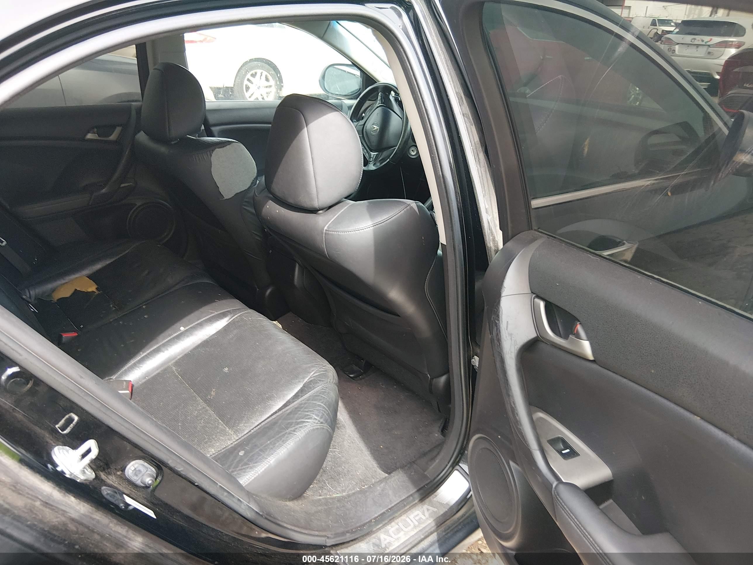 2009 Acura Tsx   Black vin: JH4CU266X9C024342