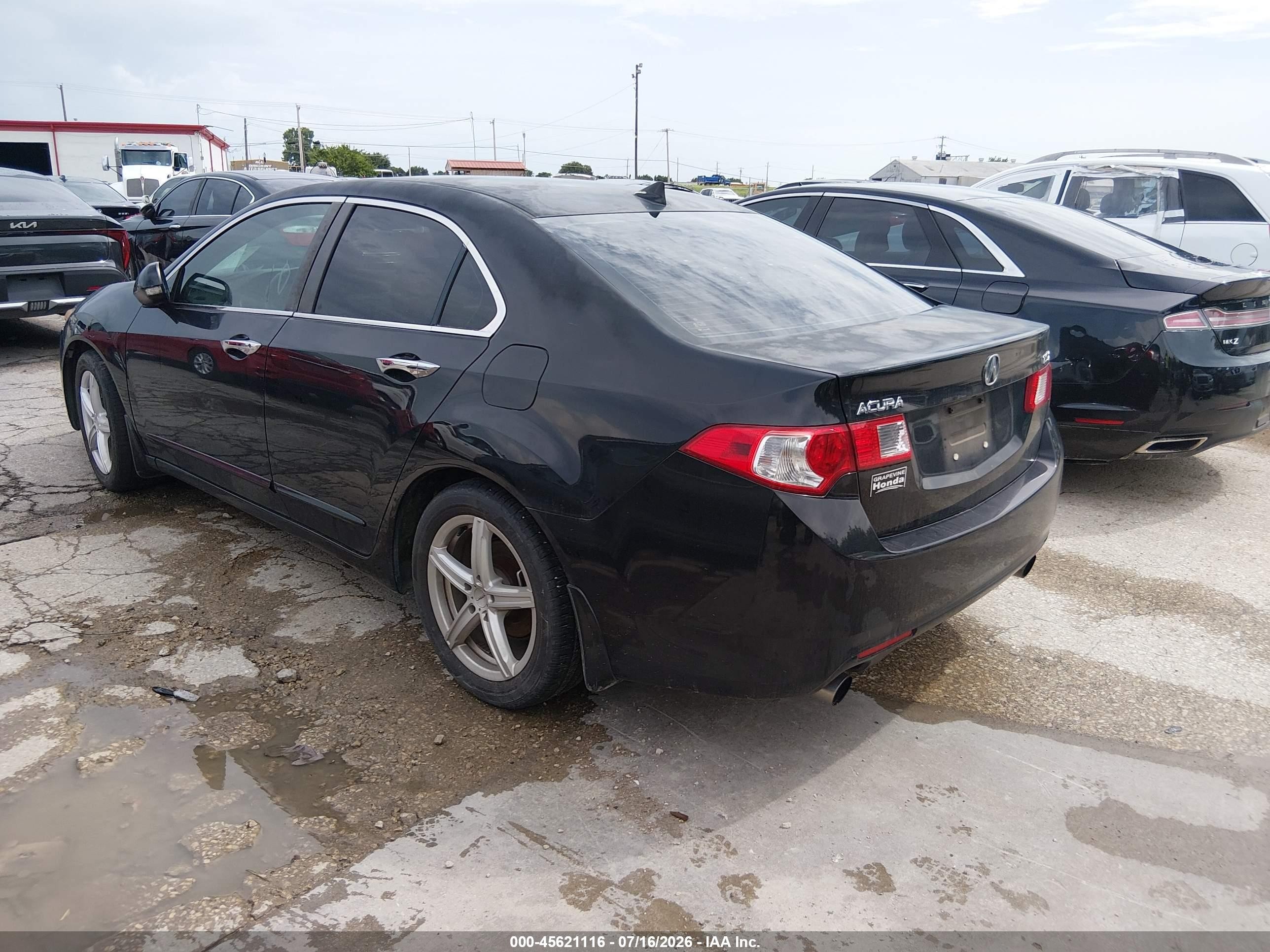 2009 Acura Tsx   Black vin: JH4CU266X9C024342