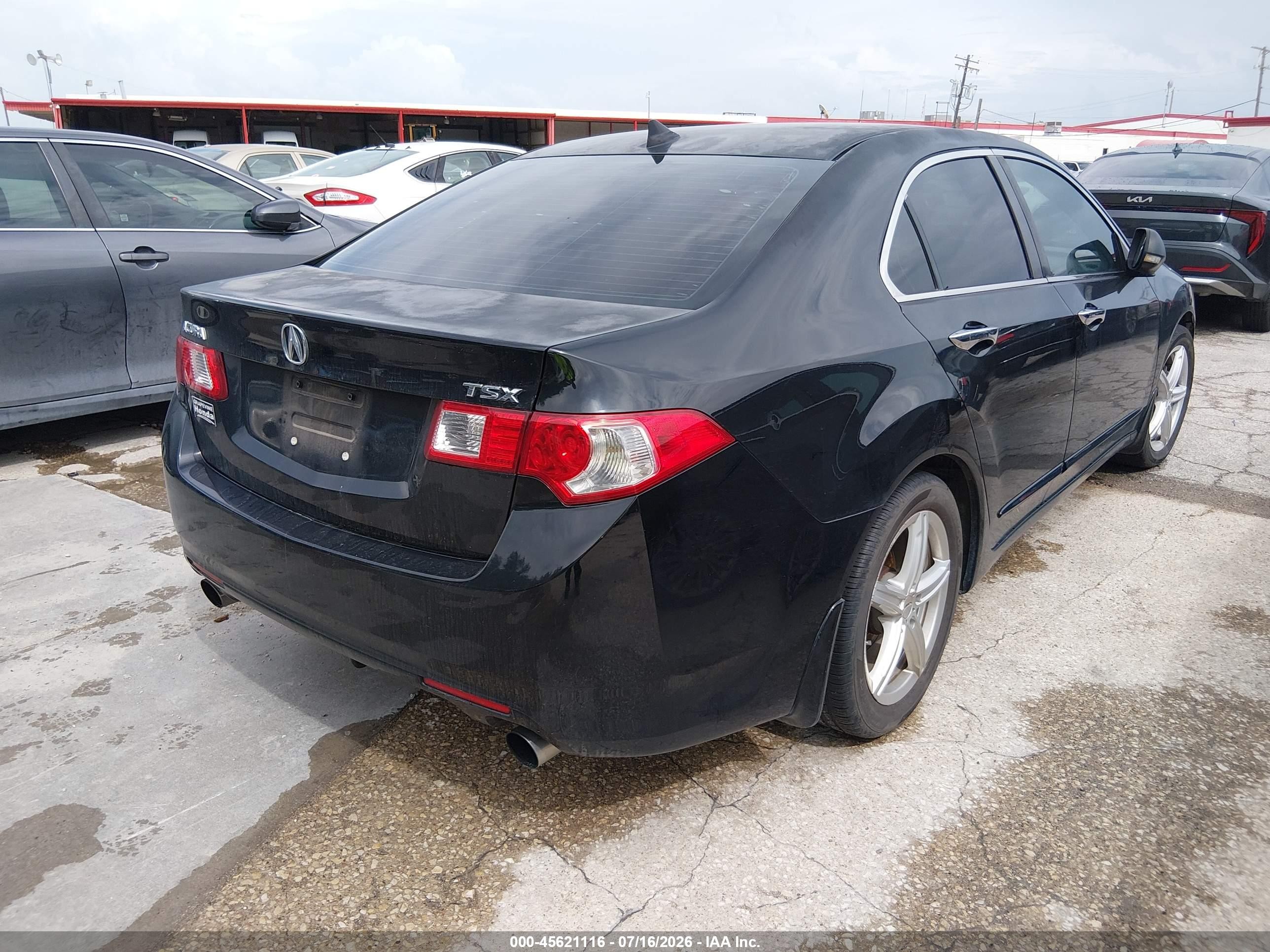 2009 Acura Tsx   Black vin: JH4CU266X9C024342