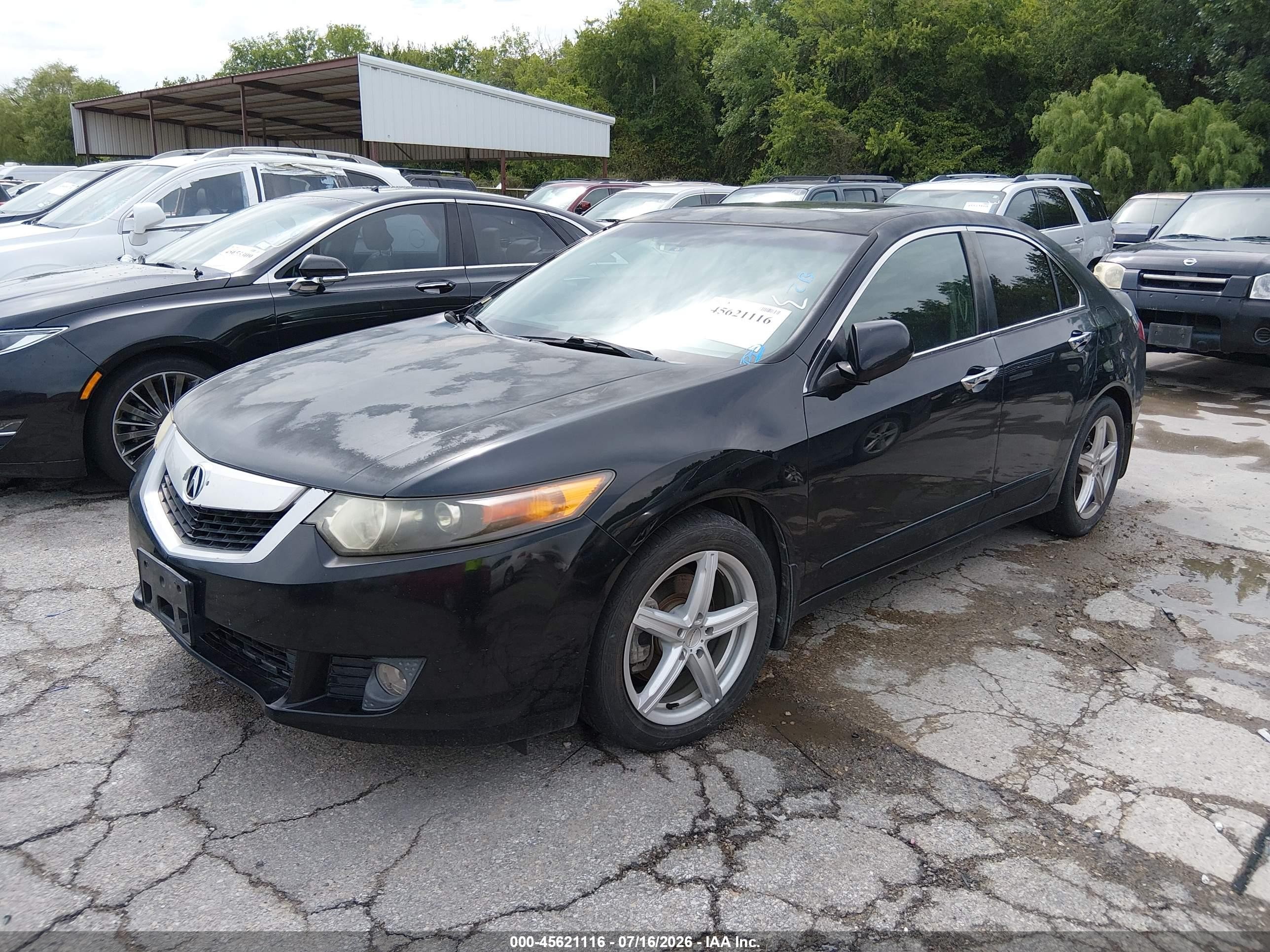 2009 Acura Tsx   Black vin: JH4CU266X9C024342