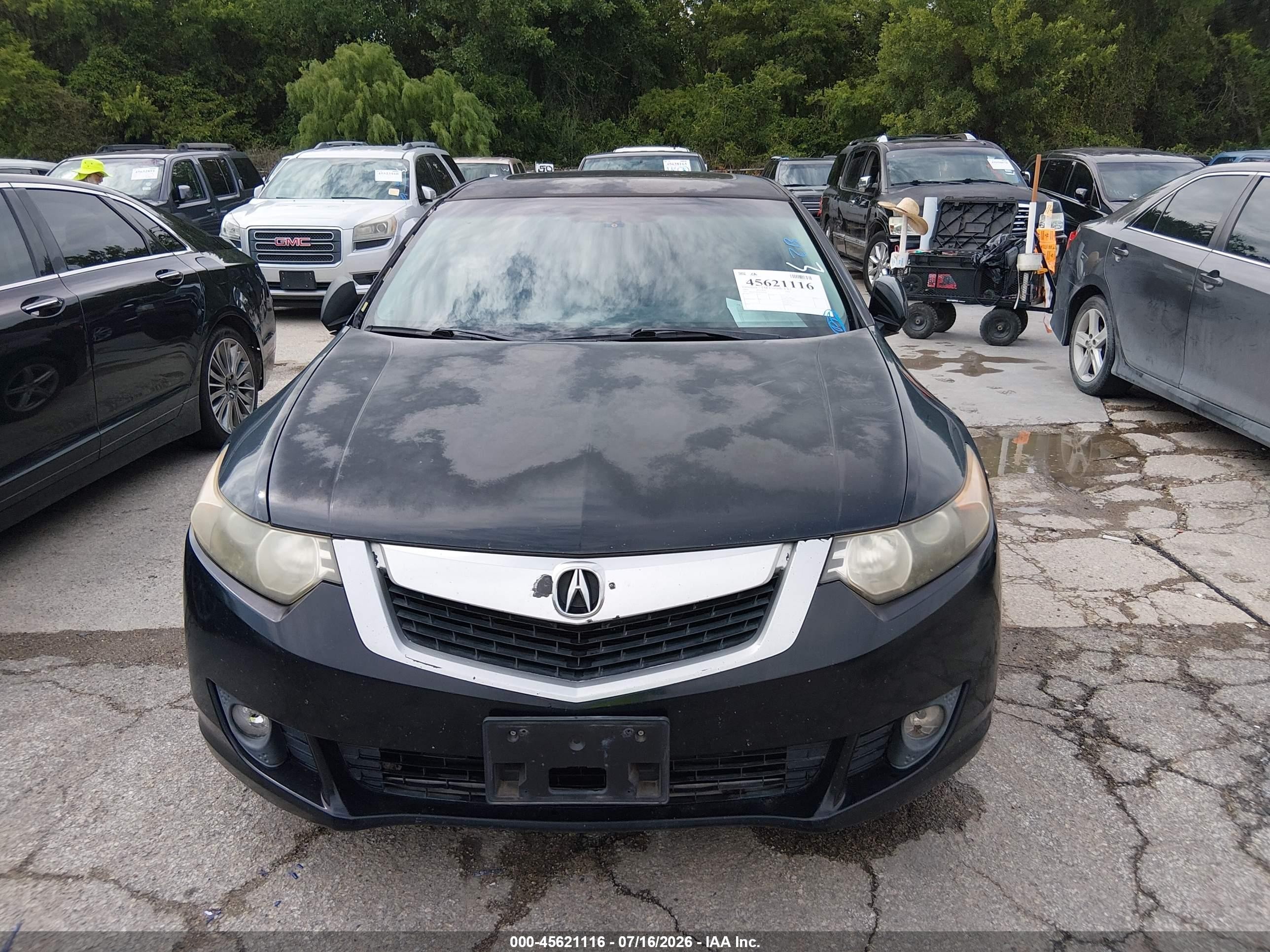 2009 Acura Tsx   Black vin: JH4CU266X9C024342