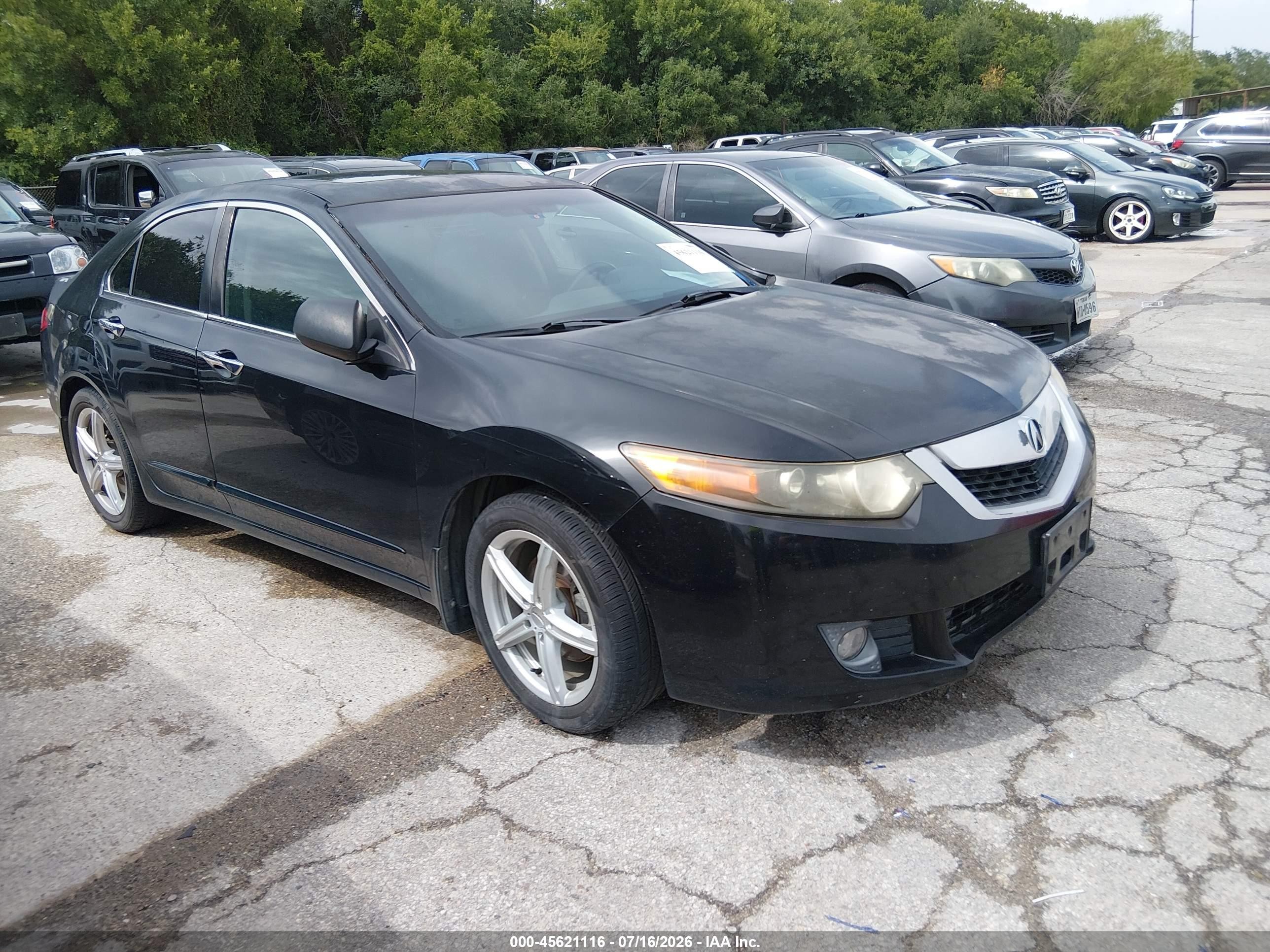 2009 Acura Tsx   Black vin: JH4CU266X9C024342