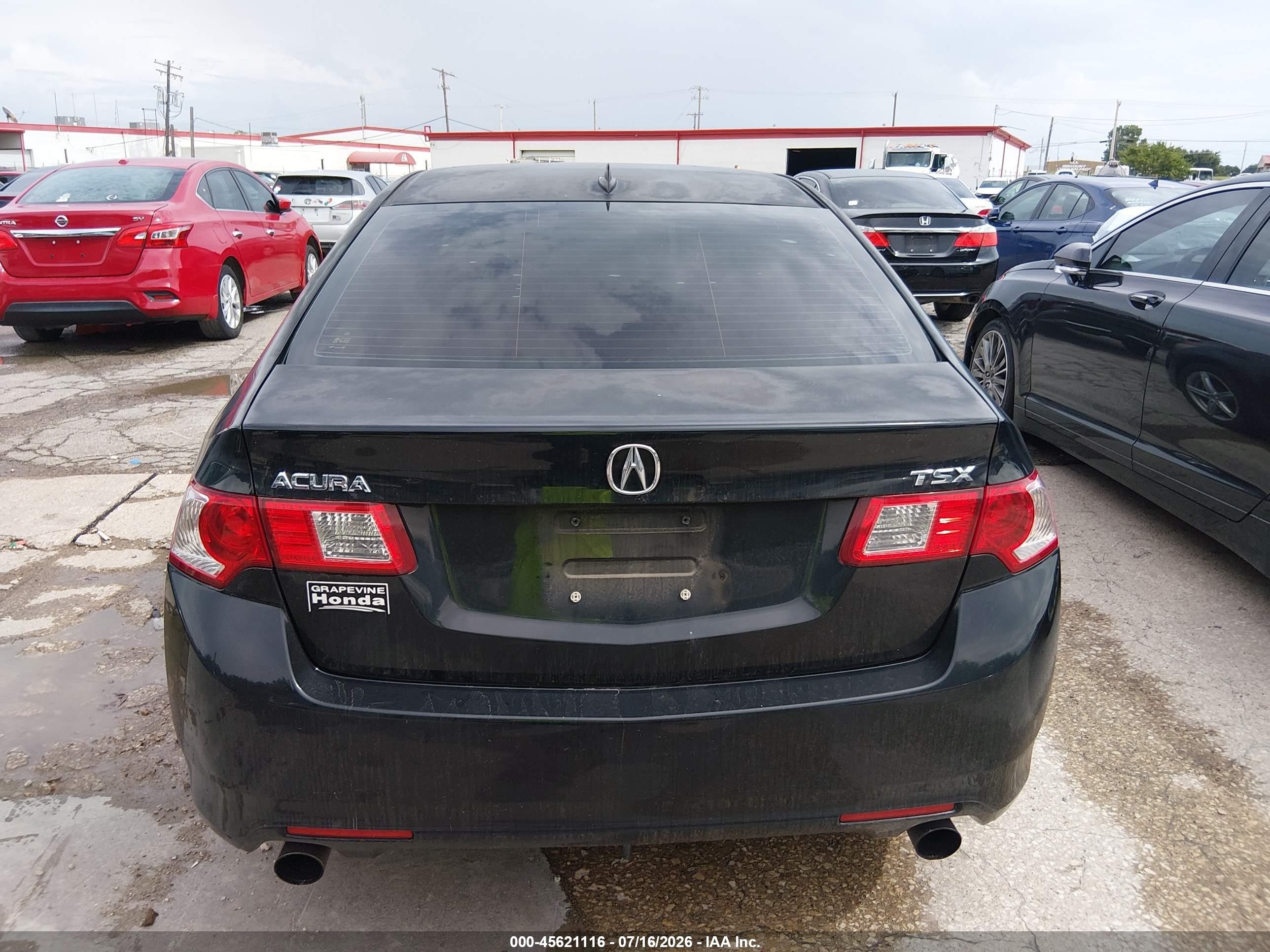 2009 Acura Tsx   Black vin: JH4CU266X9C024342