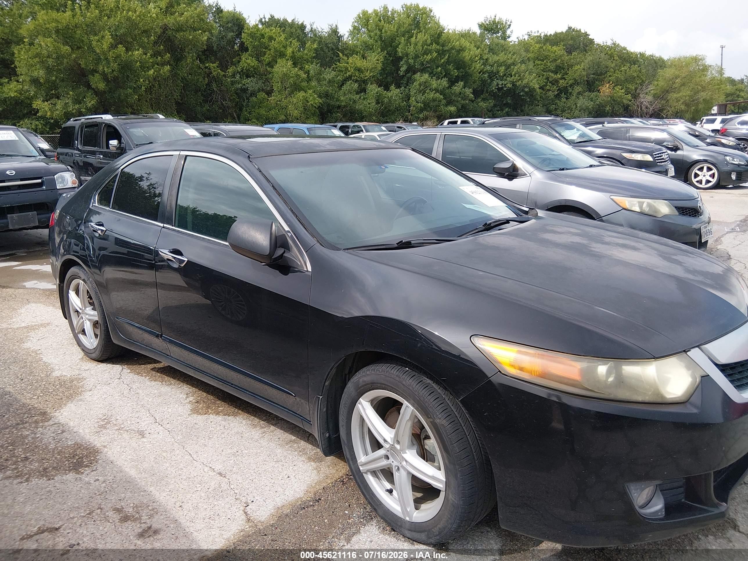 2009 Acura Tsx   Black vin: JH4CU266X9C024342