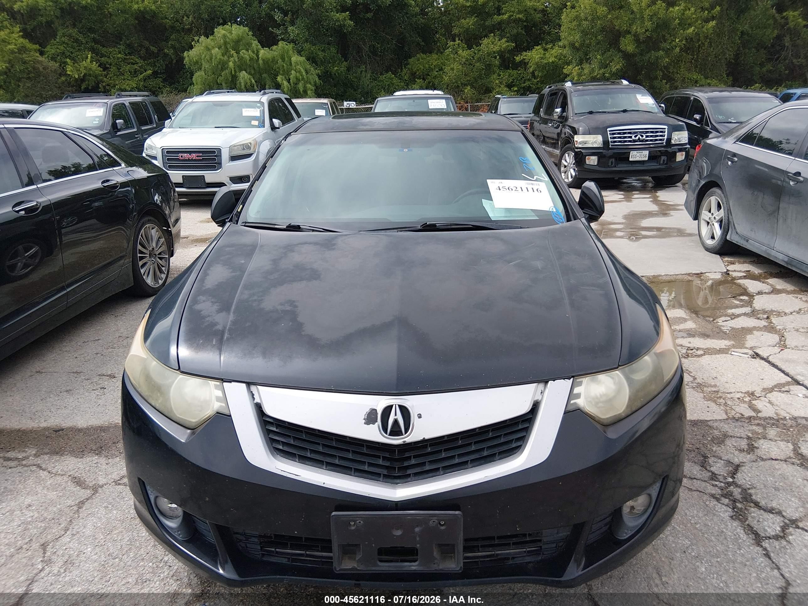 2009 Acura Tsx   Black vin: JH4CU266X9C024342