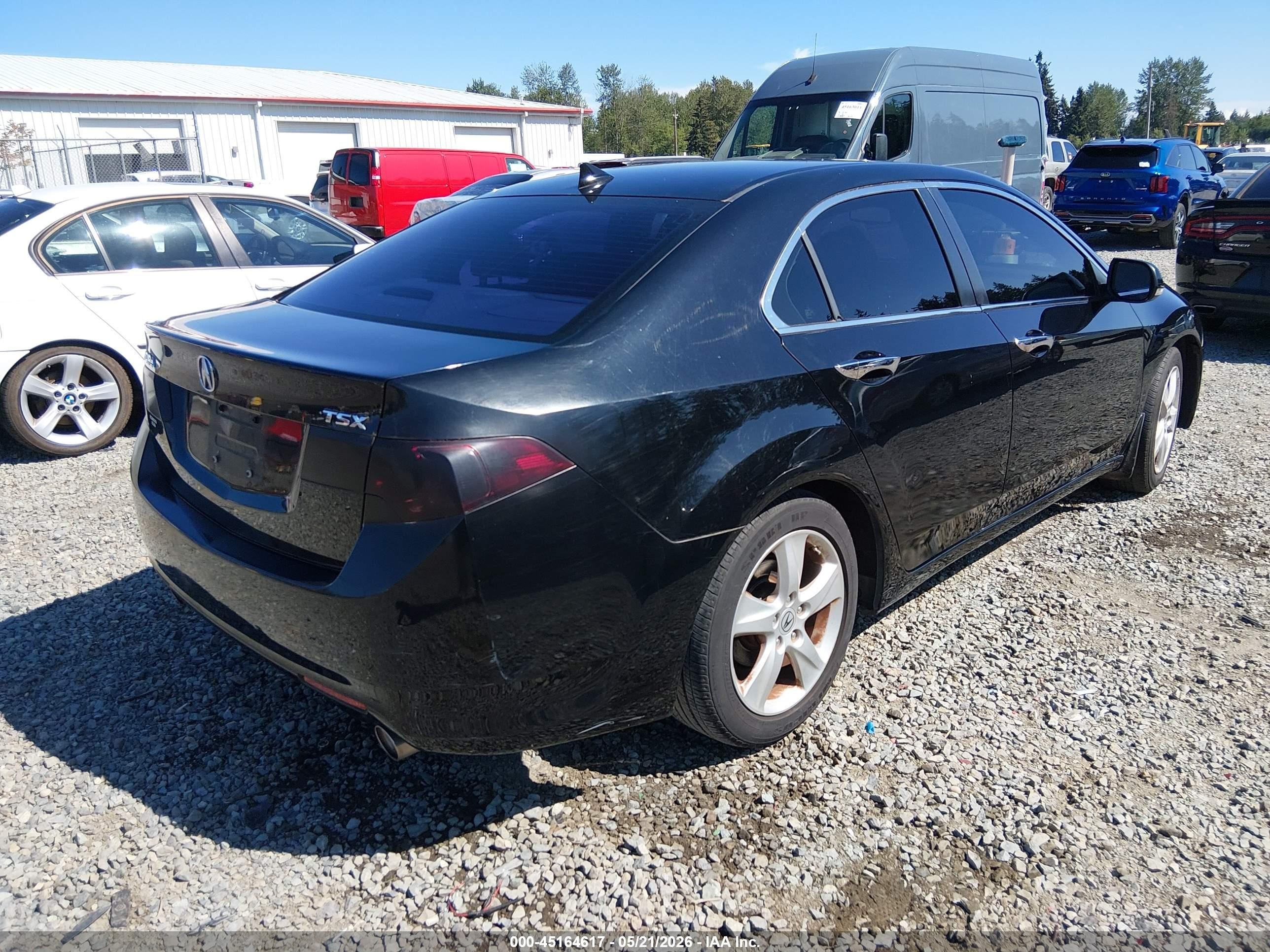 2009 Acura Tsx   Black vin: JH4CU266X9C801473