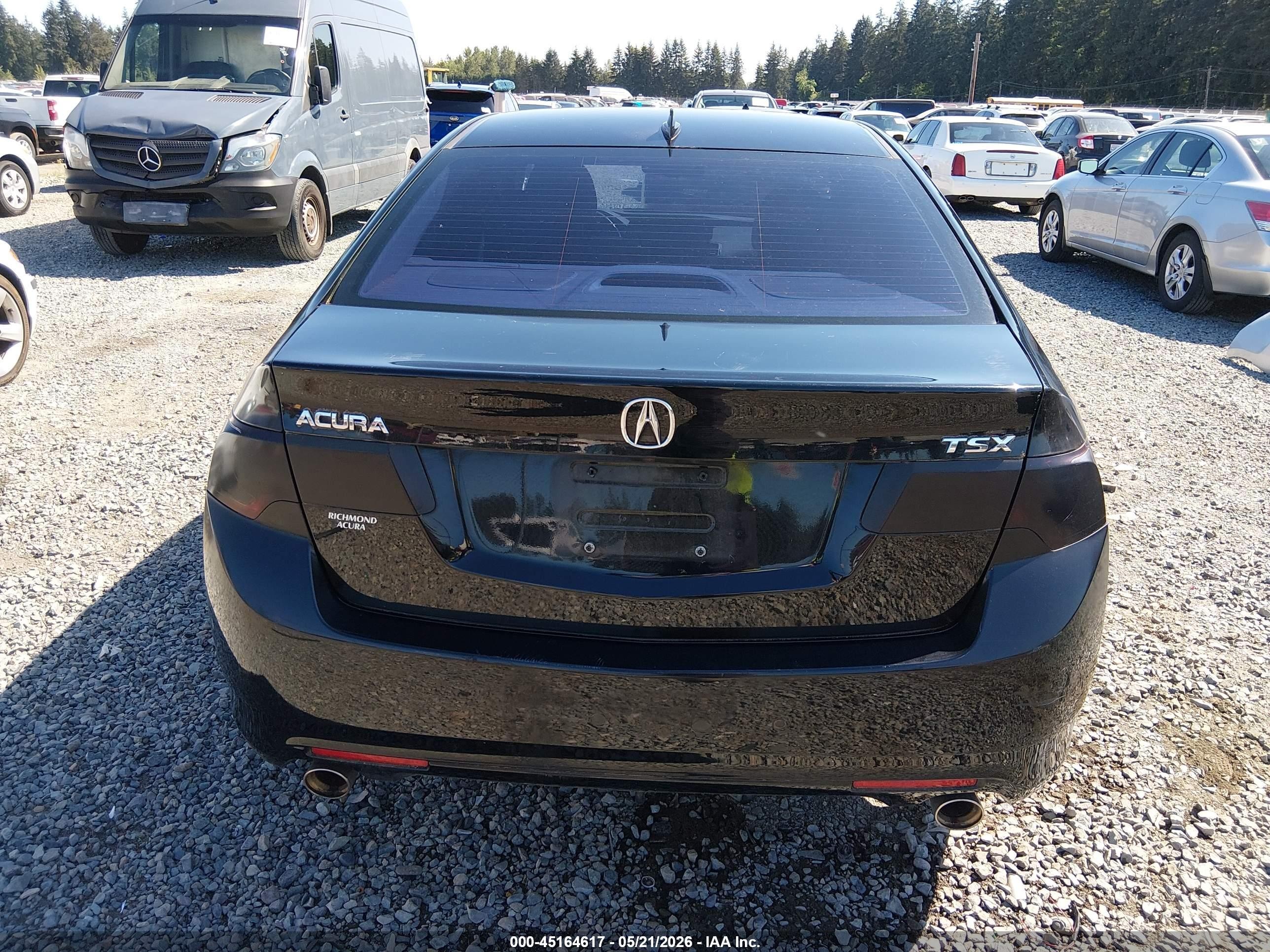 2009 Acura Tsx   Black vin: JH4CU266X9C801473