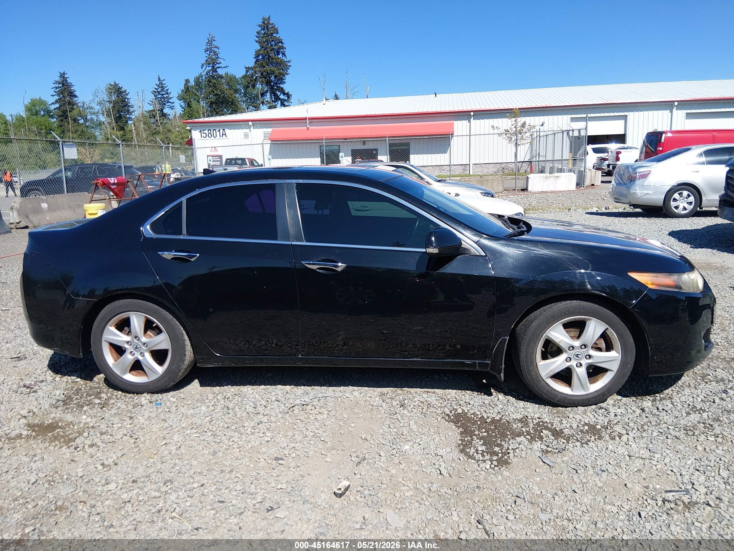 2009 Acura Tsx   Black vin: JH4CU266X9C801473